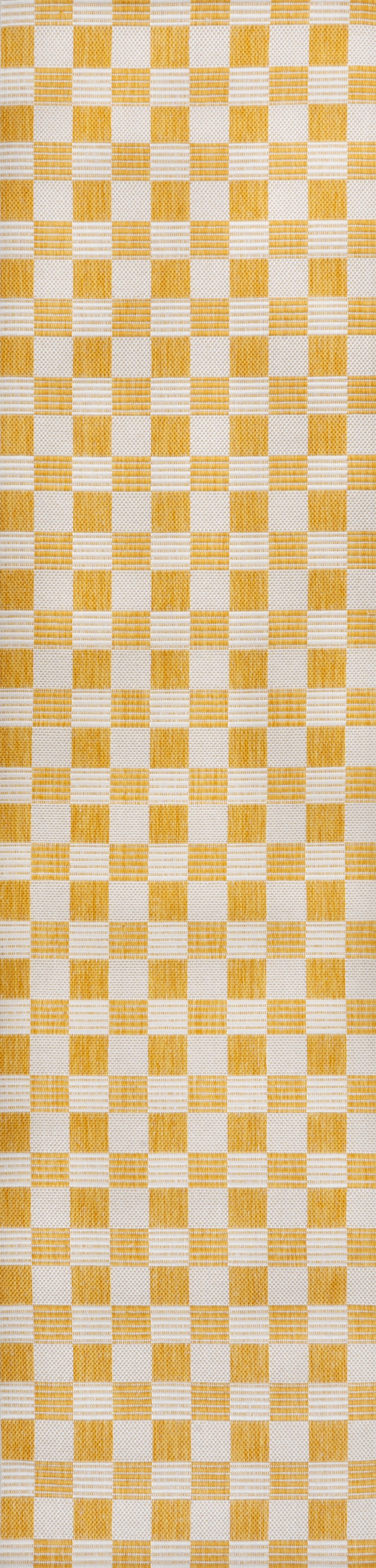 Aimee Traditional Cottage Checkerboard Indoor/Outdoor Area Rug