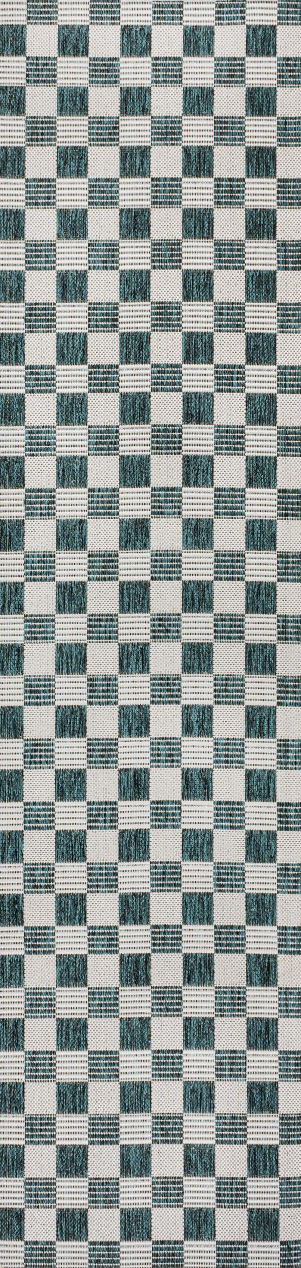 Aimee Traditional Cottage Checkerboard Indoor/Outdoor Area Rug