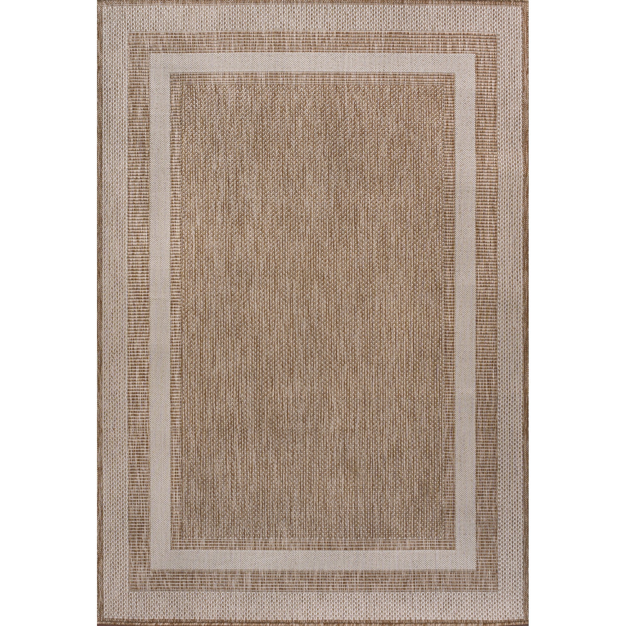 Dover Classic 3-Stripe Border Indoor/Outdoor Runner Rug