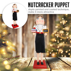 14" Teacher Lady Christmas Nutcracker