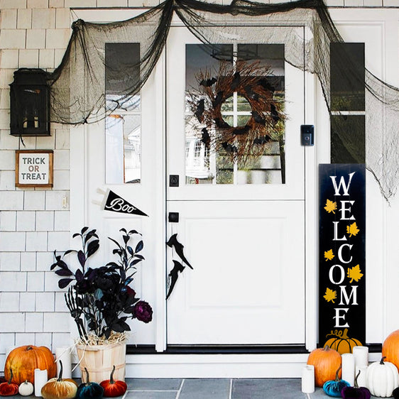 Reversible Happy Fall Ya'll / Welcome Porch Sign