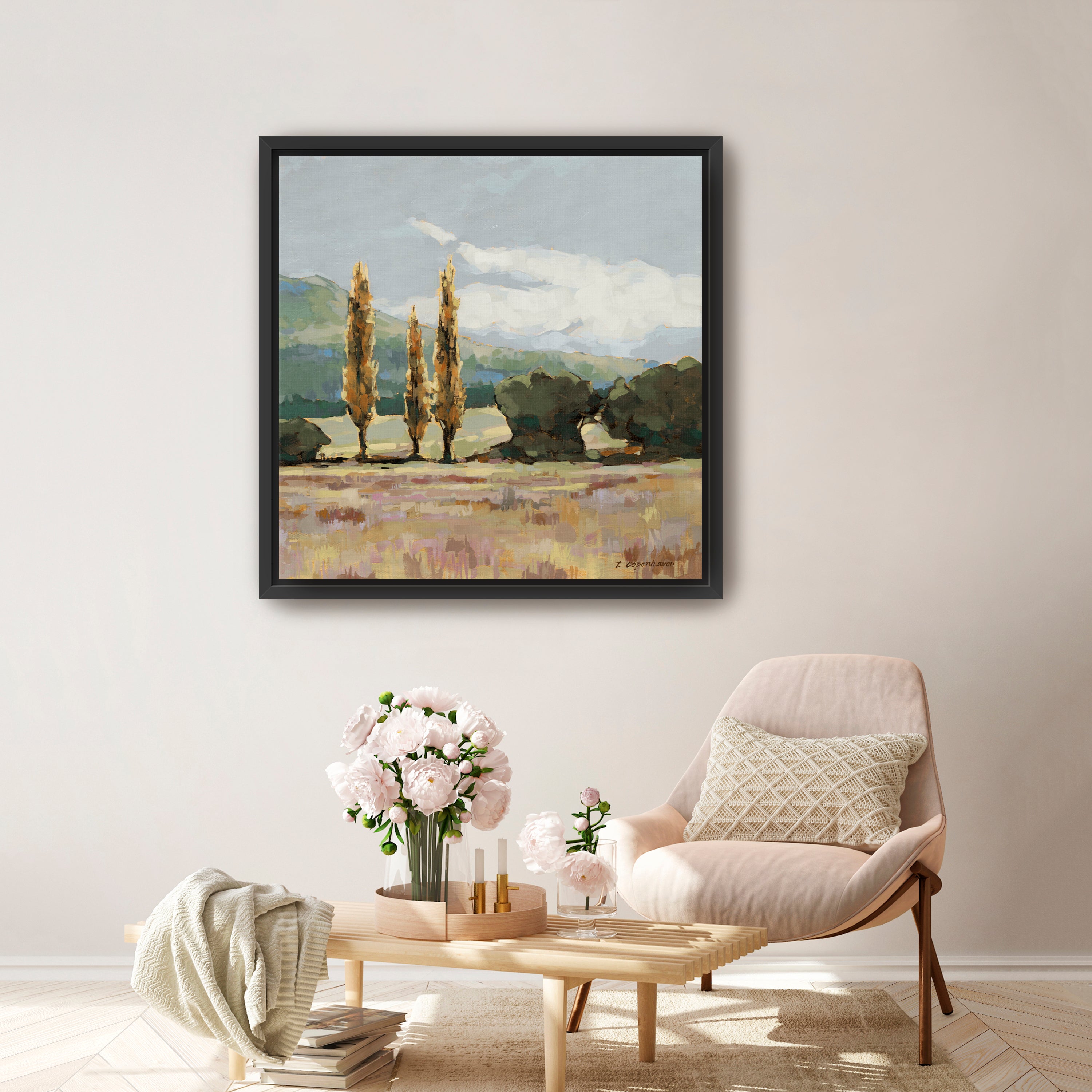 Golden Sentinels I Canvas Giclee