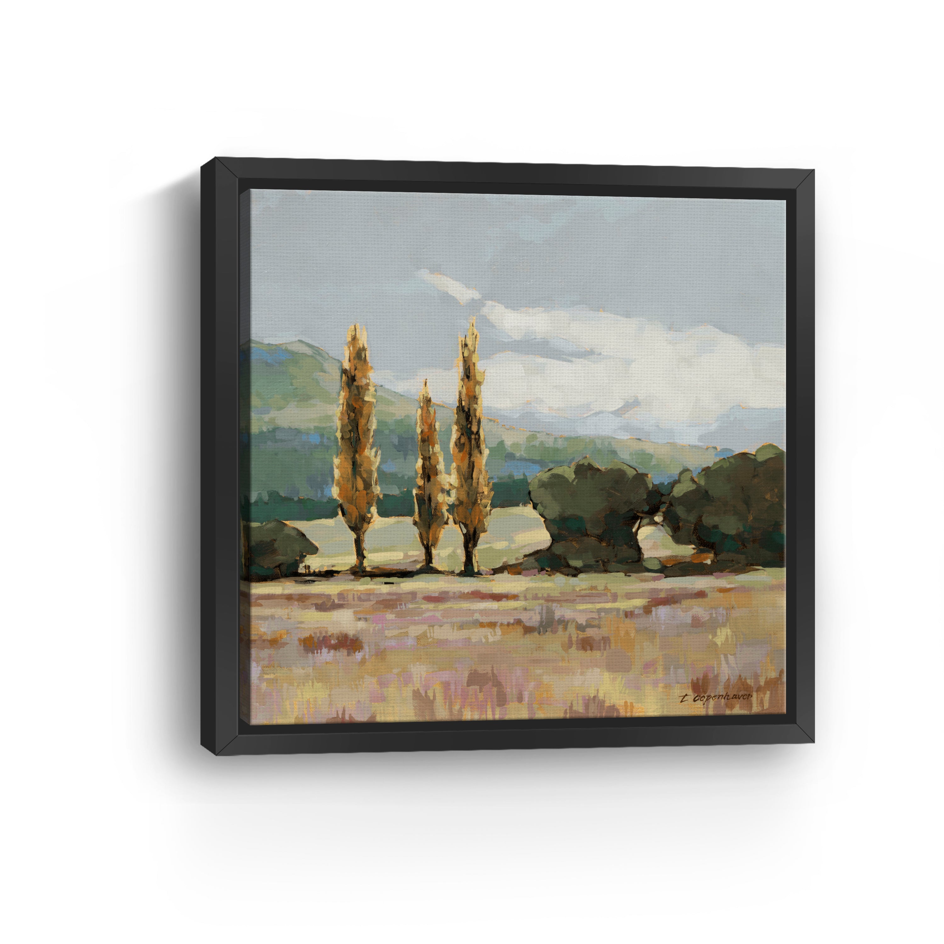 Golden Sentinels I Canvas Giclee