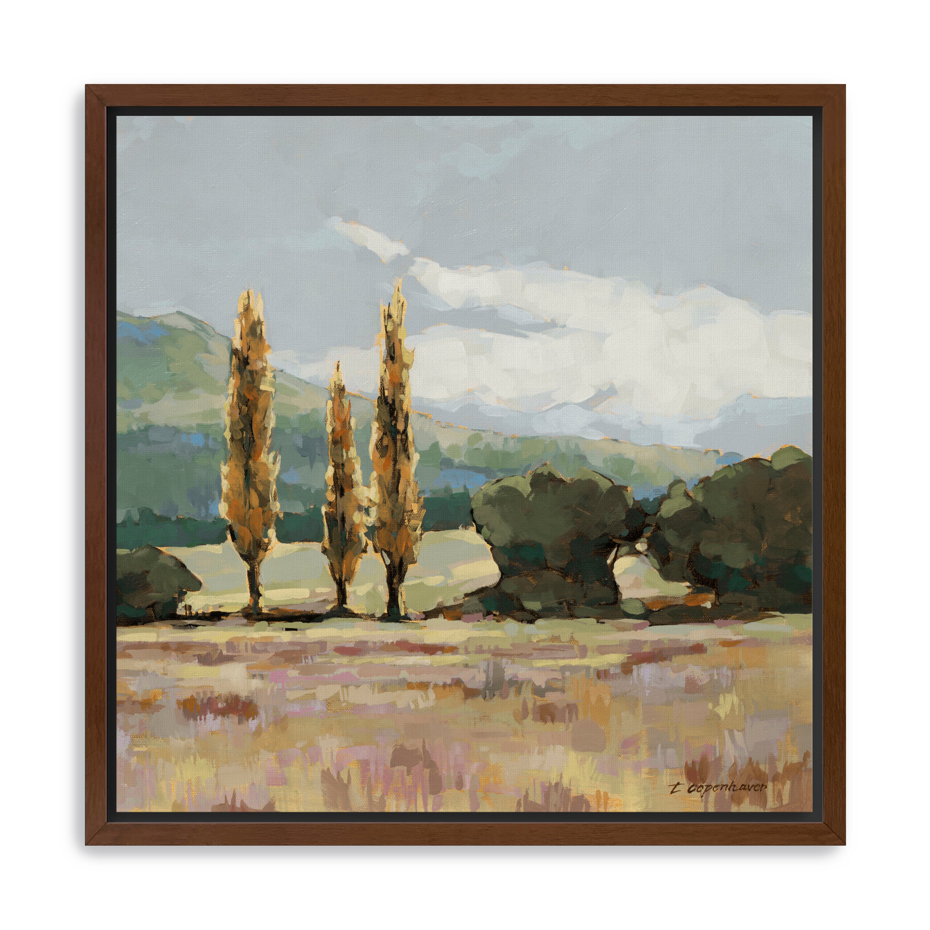 Golden Sentinels I Canvas Giclee