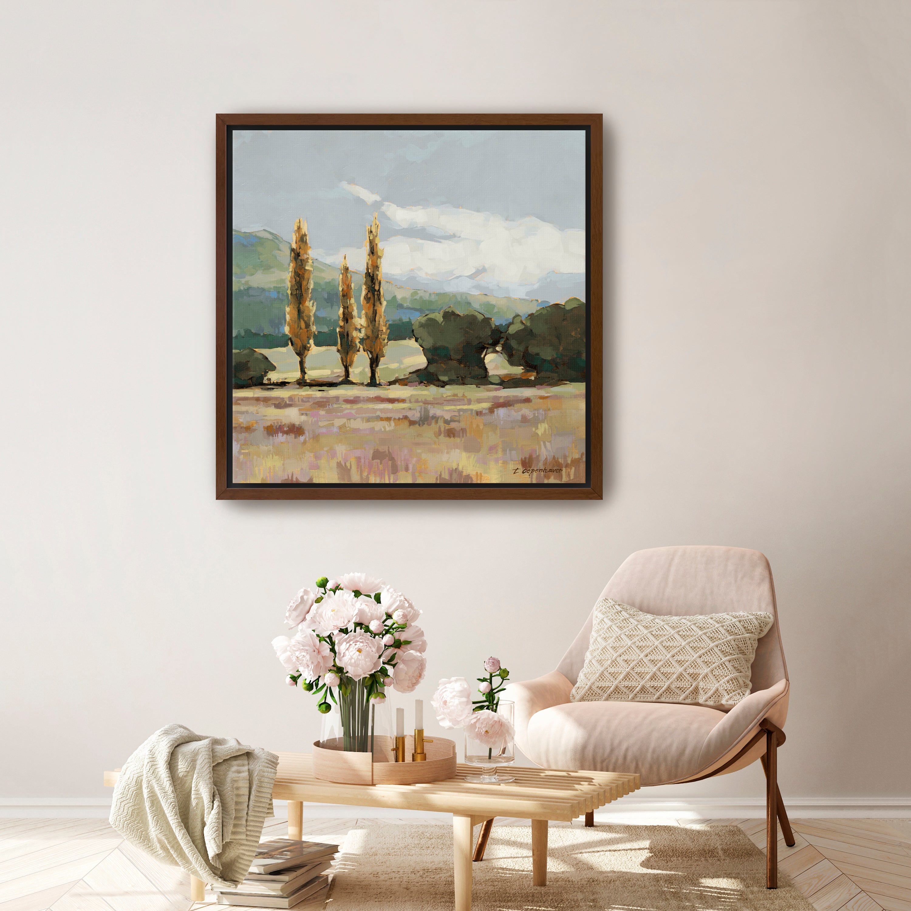 Golden Sentinels I Canvas Giclee