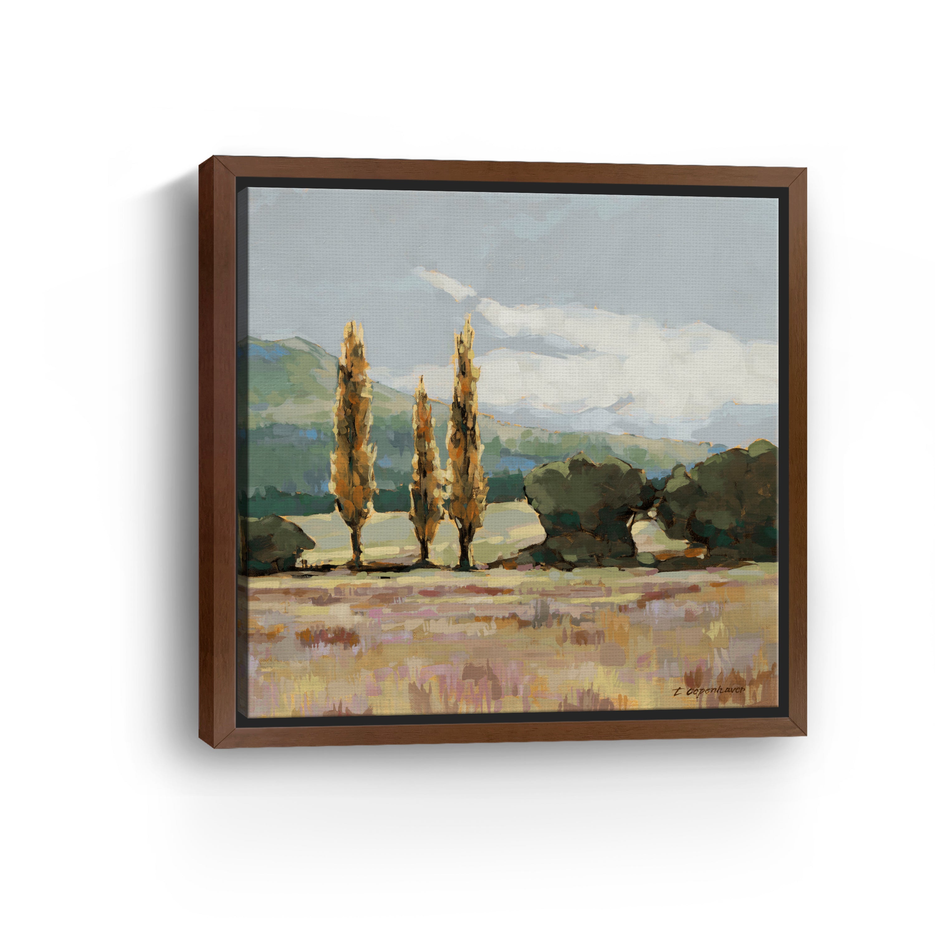 Golden Sentinels I Canvas Giclee