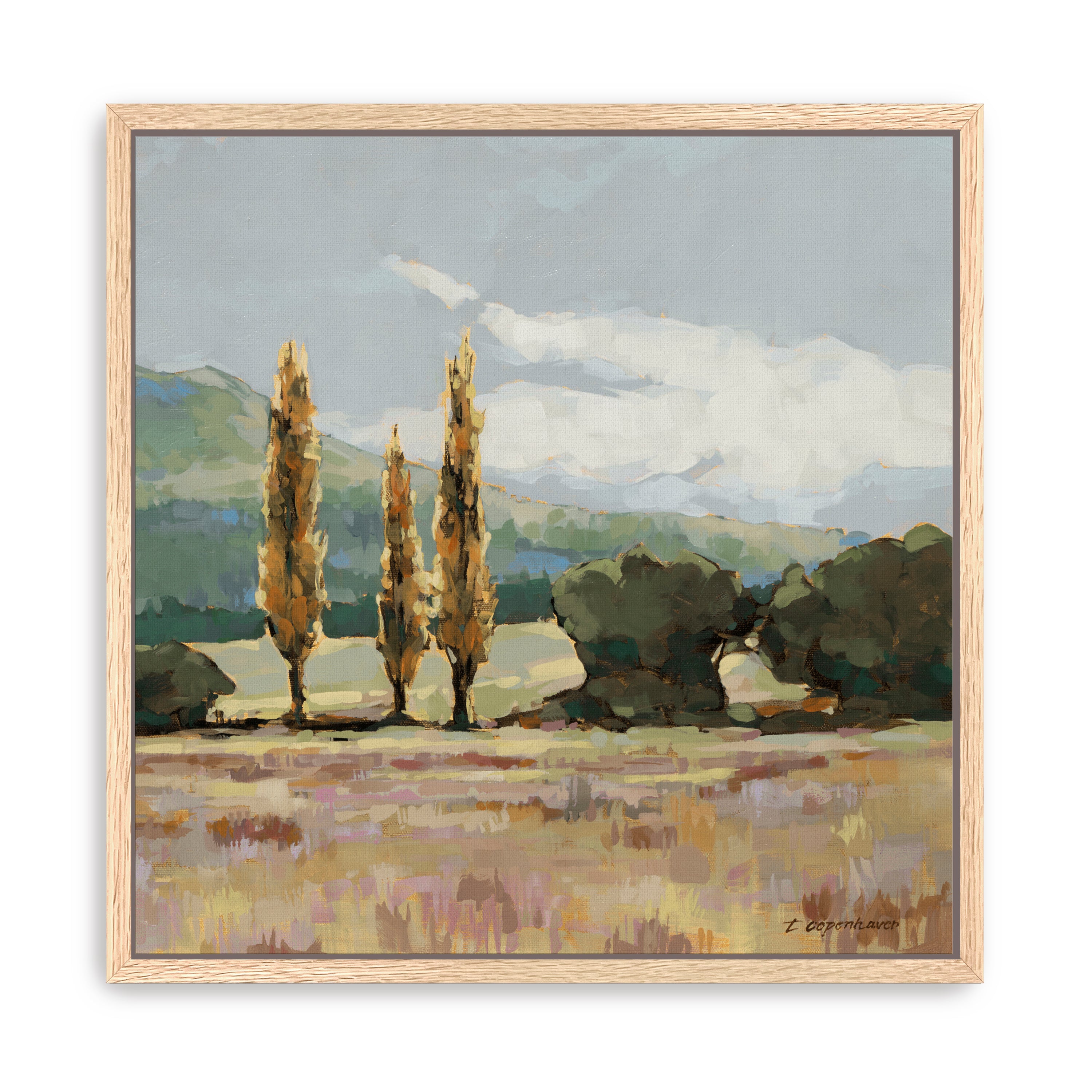 Golden Sentinels I Canvas Giclee