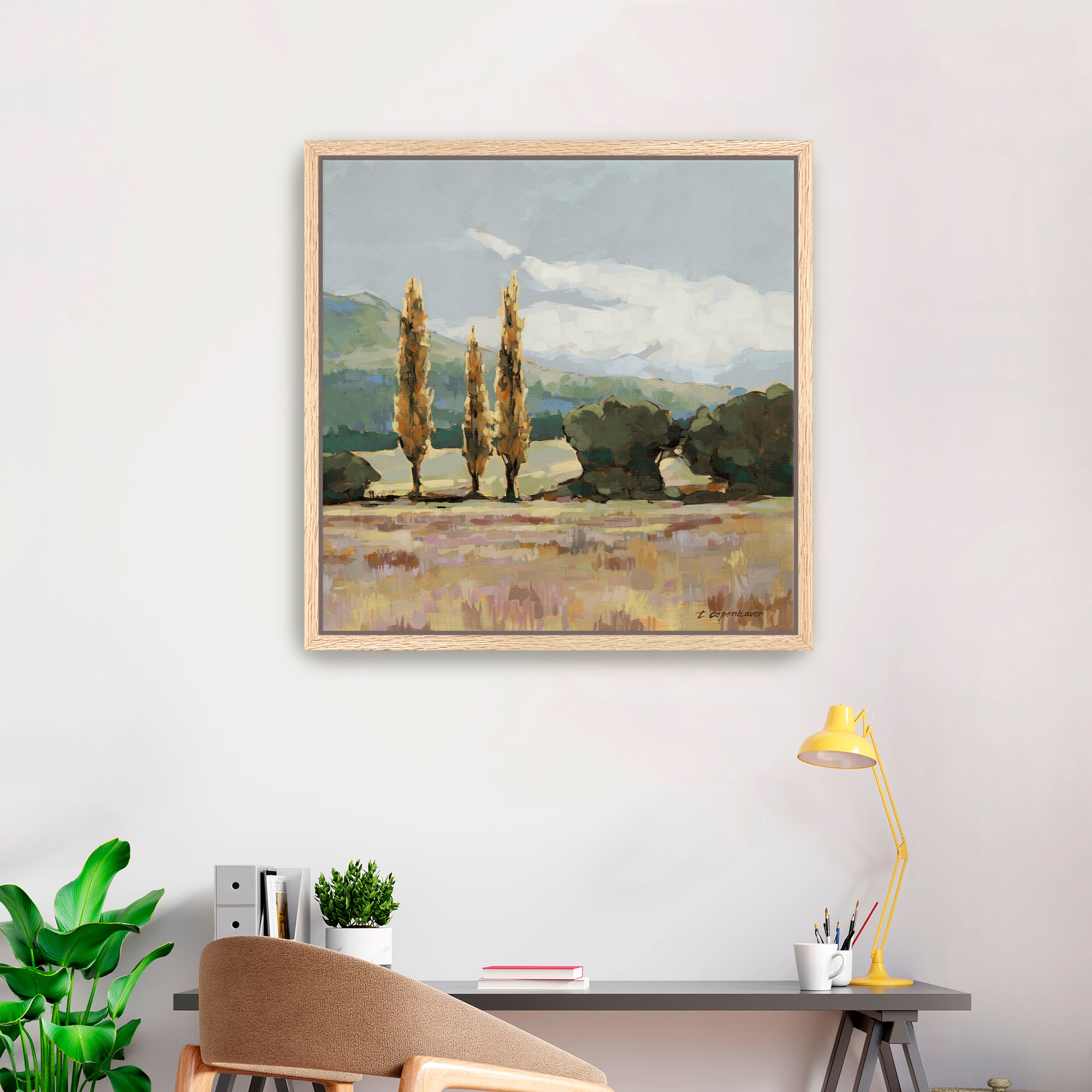Golden Sentinels I Canvas Giclee