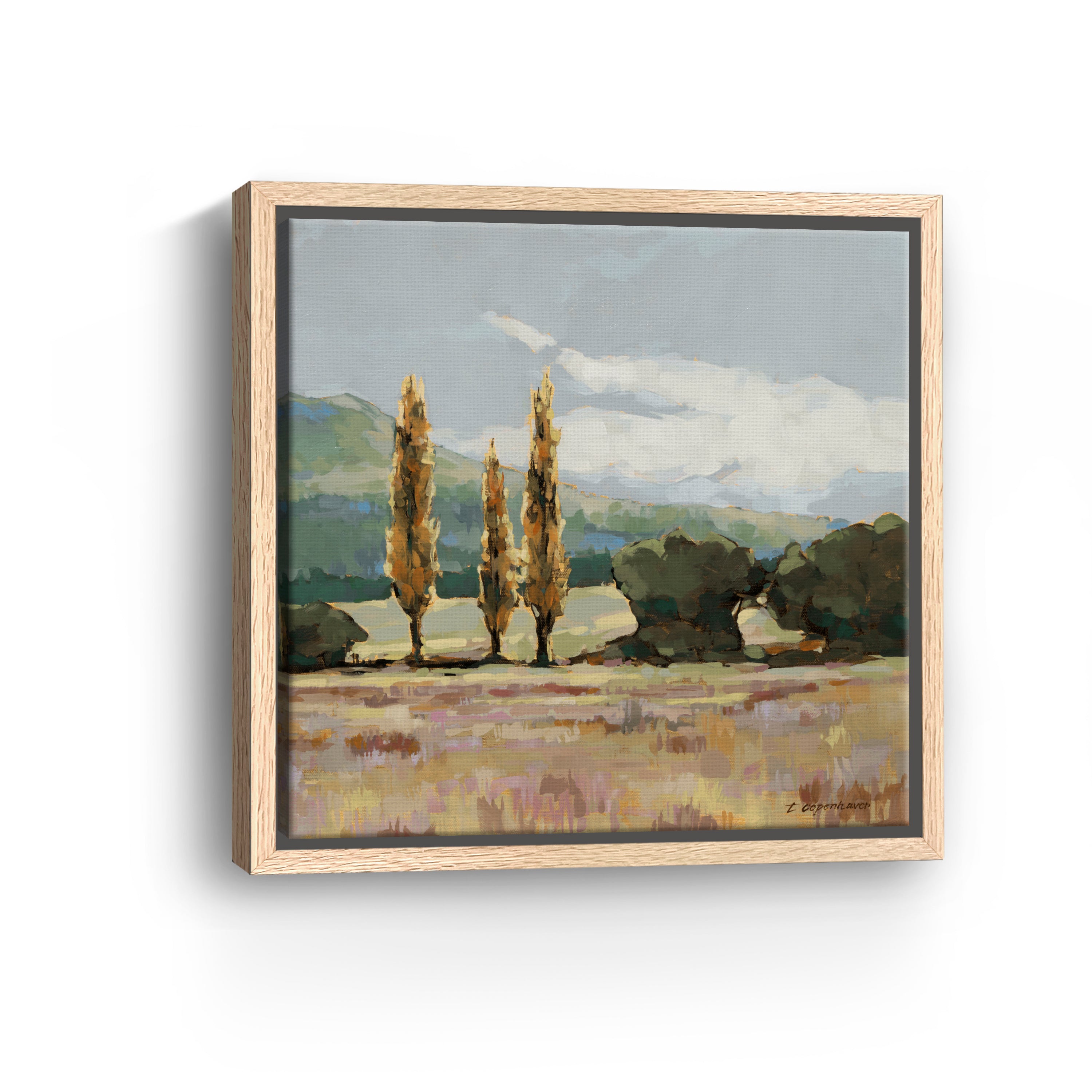 Golden Sentinels I Canvas Giclee