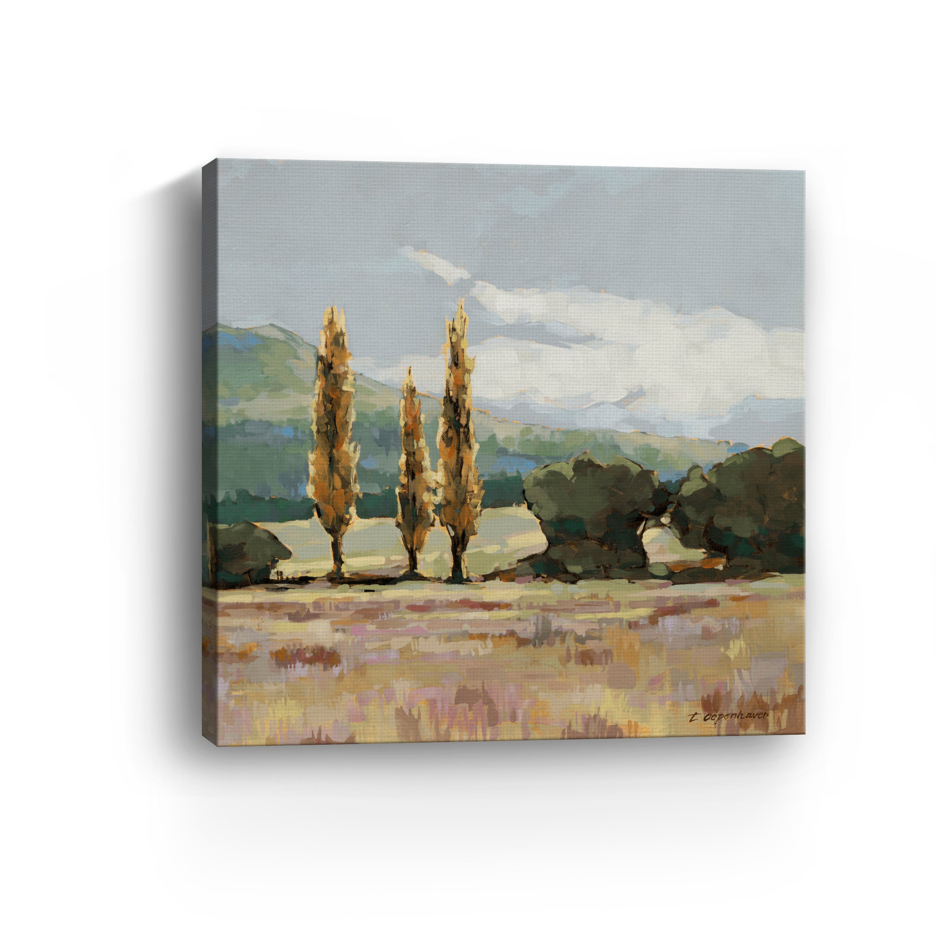 Golden Sentinels I Canvas Giclee