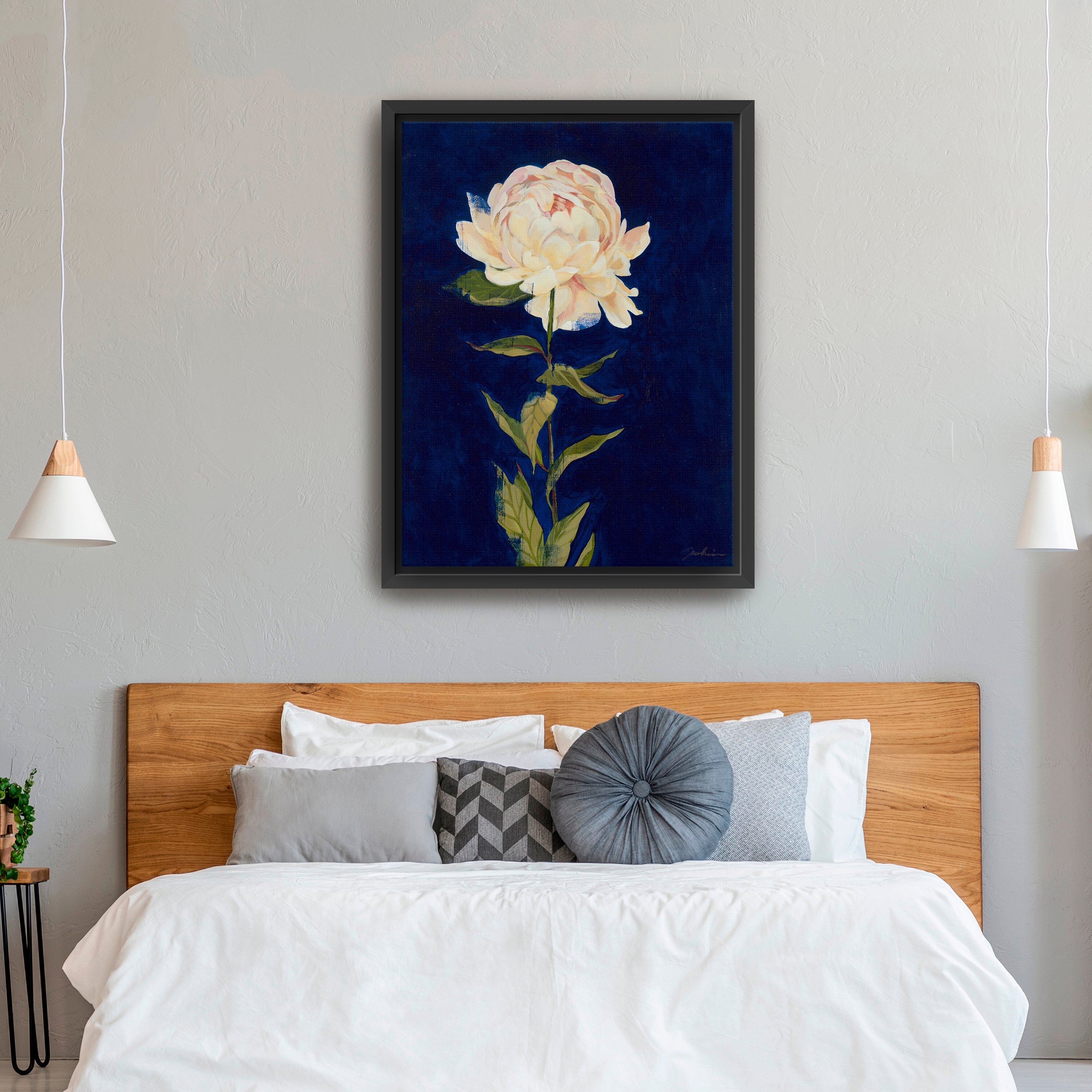 Pretty As A Peony I Canvas Giclee