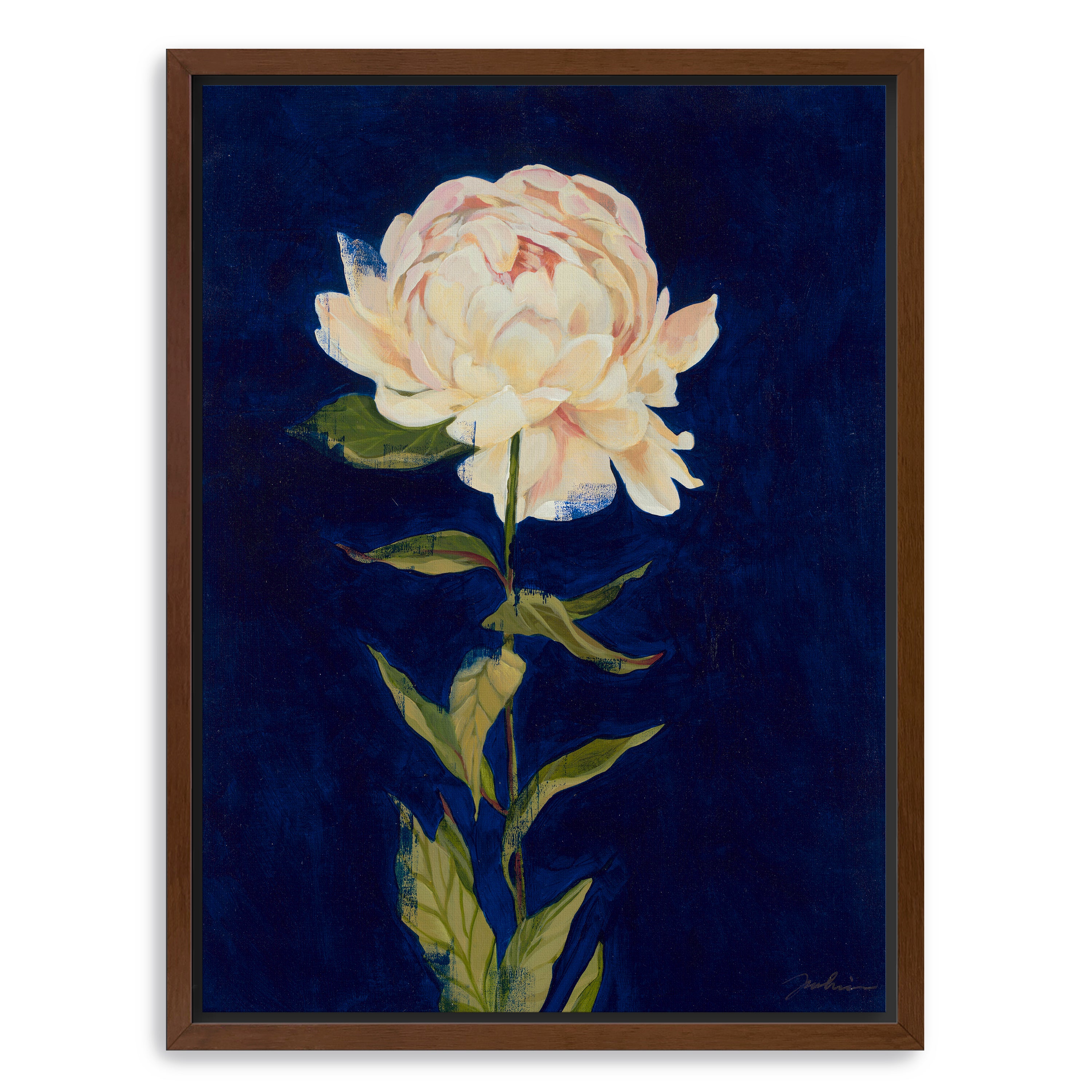 Pretty As A Peony I Canvas Giclee