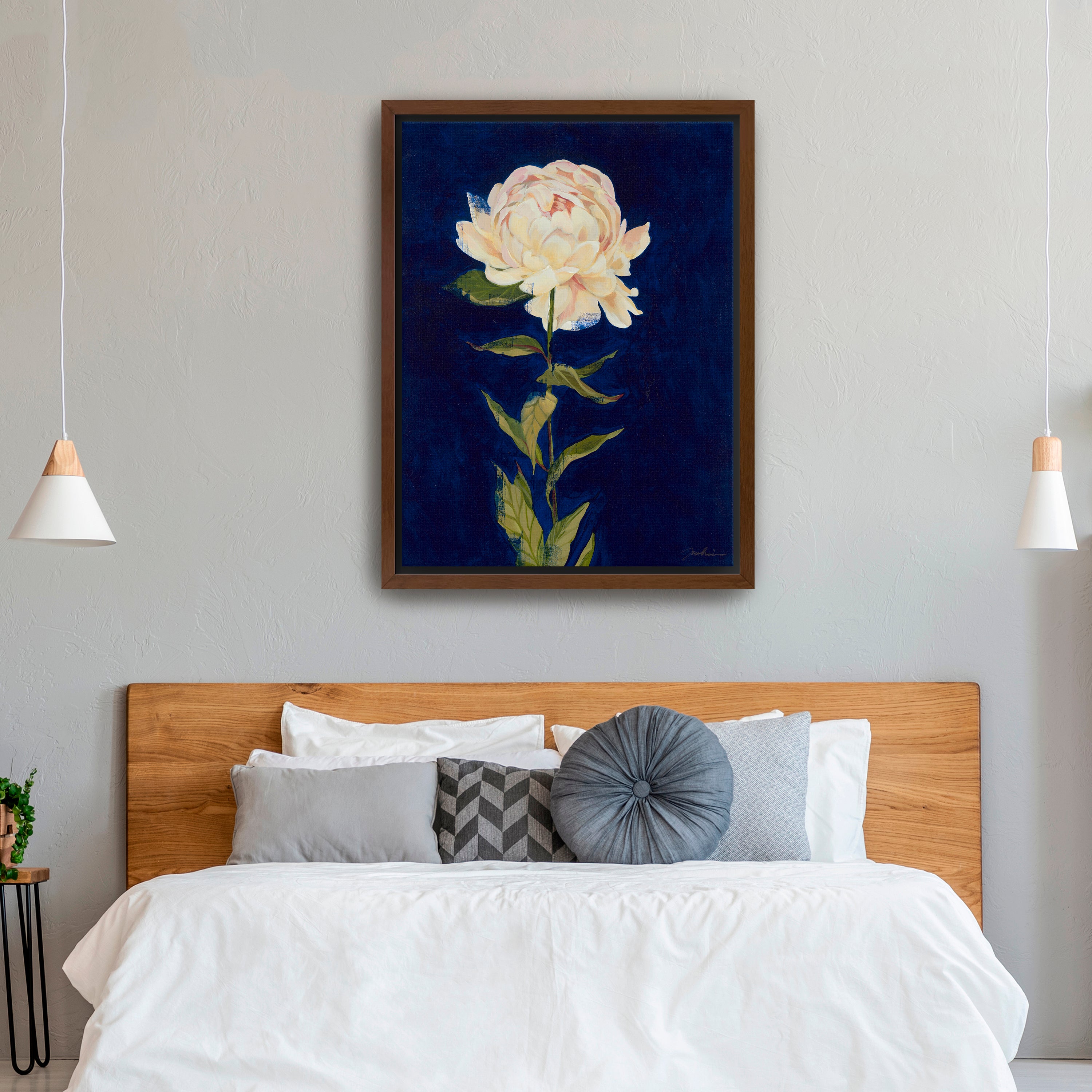 Pretty As A Peony I Canvas Giclee