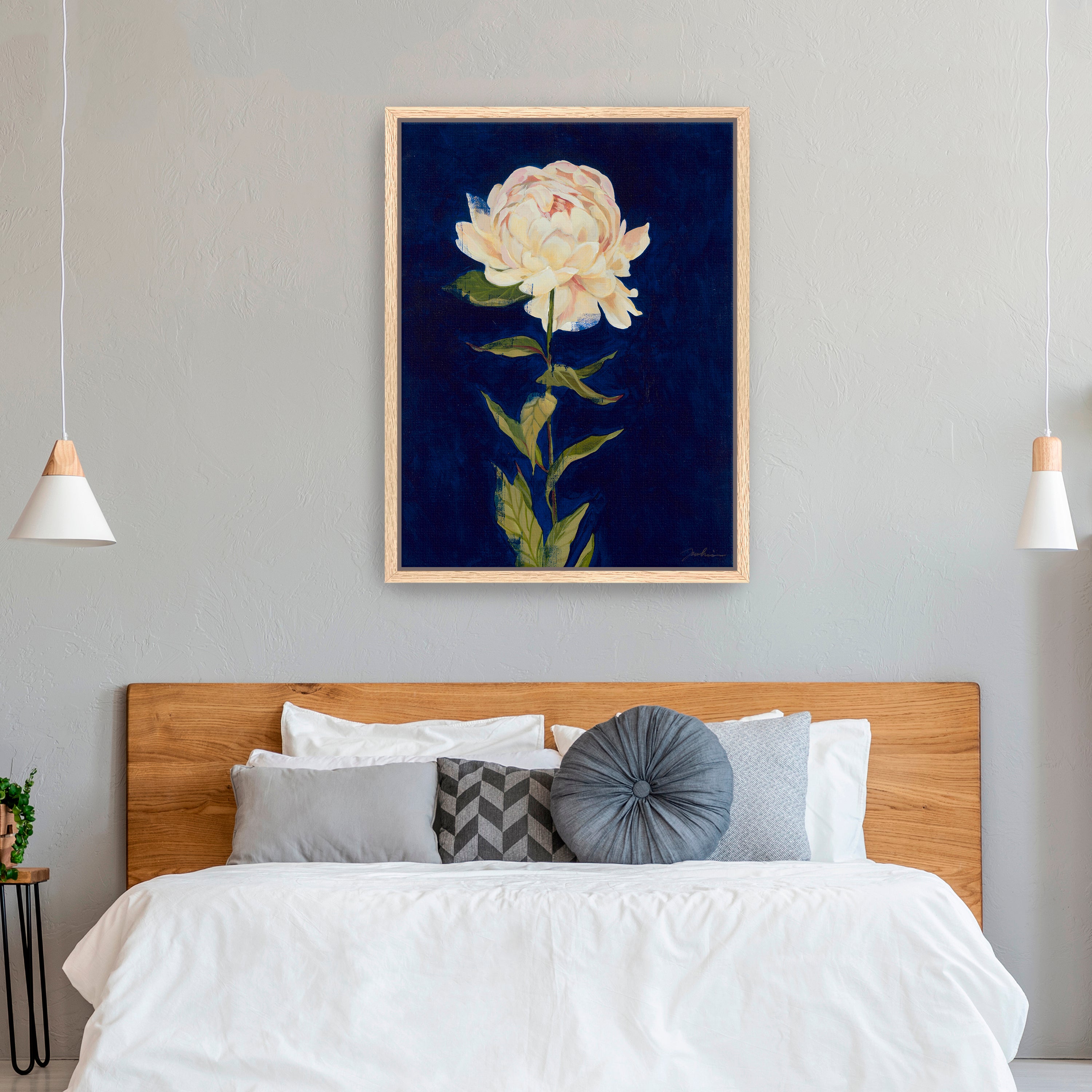 Pretty As A Peony I Canvas Giclee