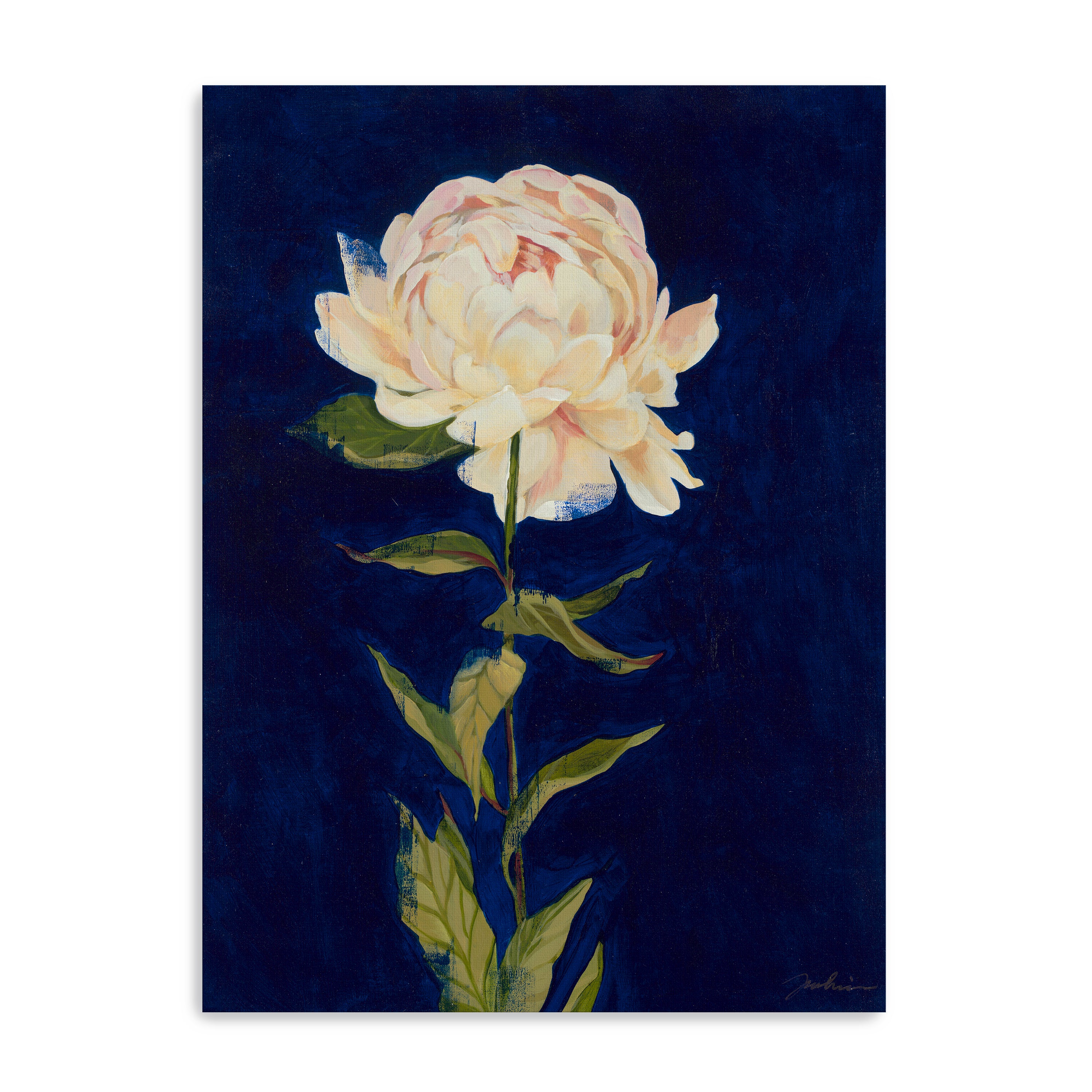 Pretty As A Peony I Canvas Giclee