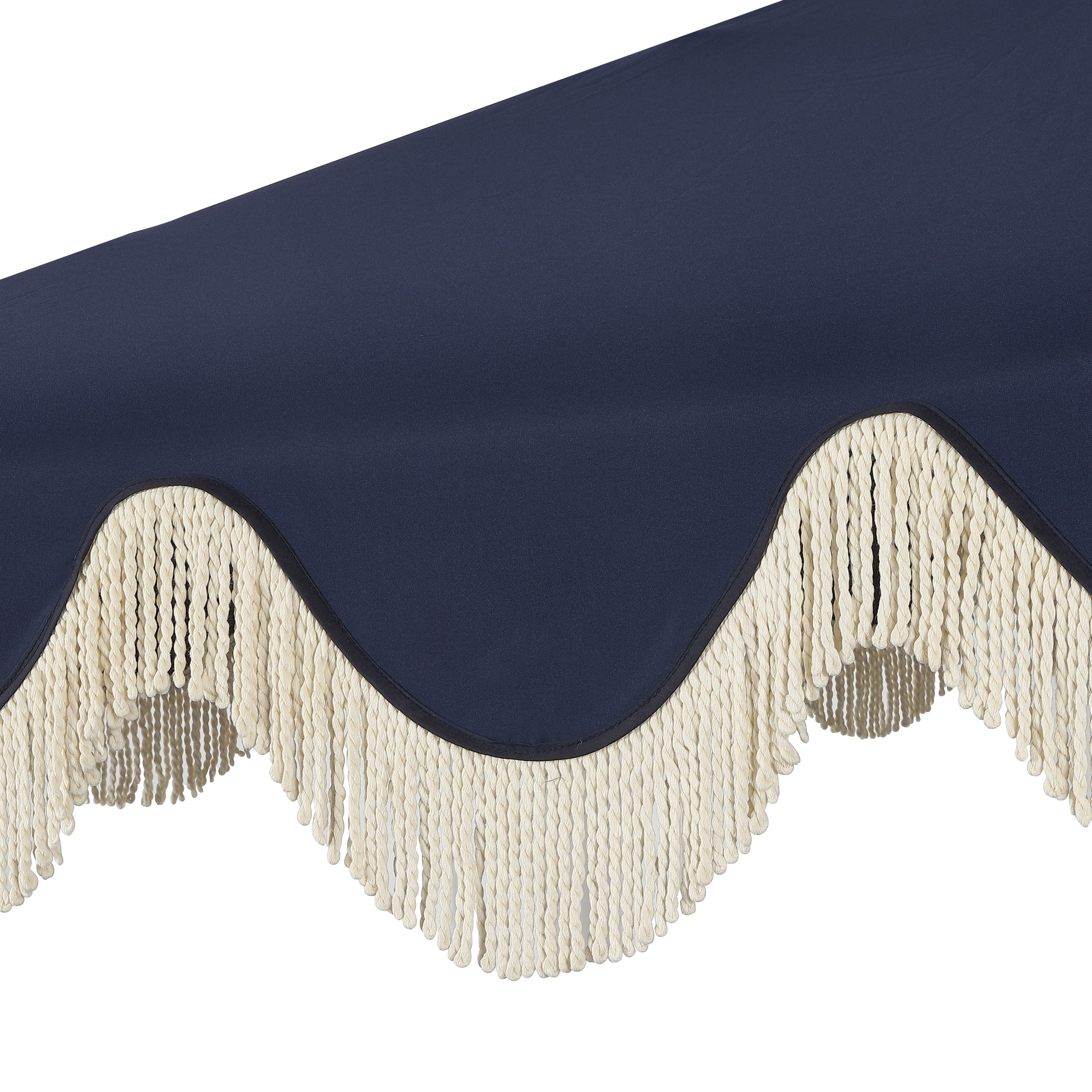 Collins Classic Cottage Tassel Market Patio Umbrella with Auto-Tilt
