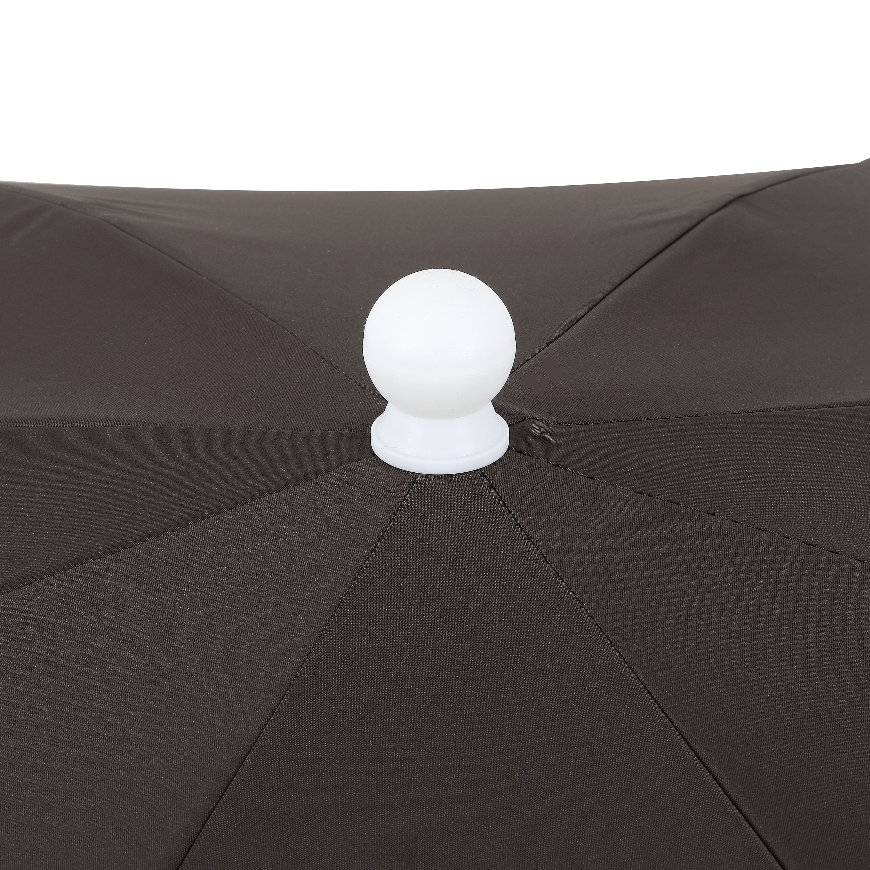 Mariner 6.5 ft. Classic Cottage Fringe Tassel Market Beach Umbrella with Push Button Tilt