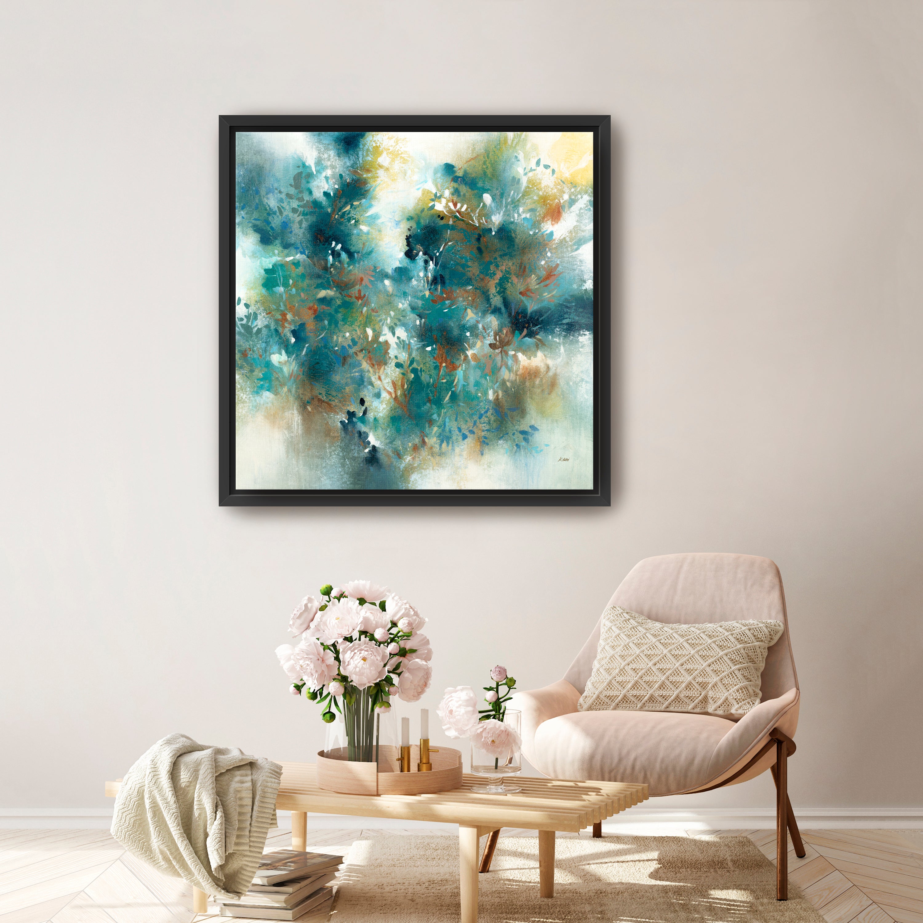 Whispers of Blue Spring Canvas Giclee