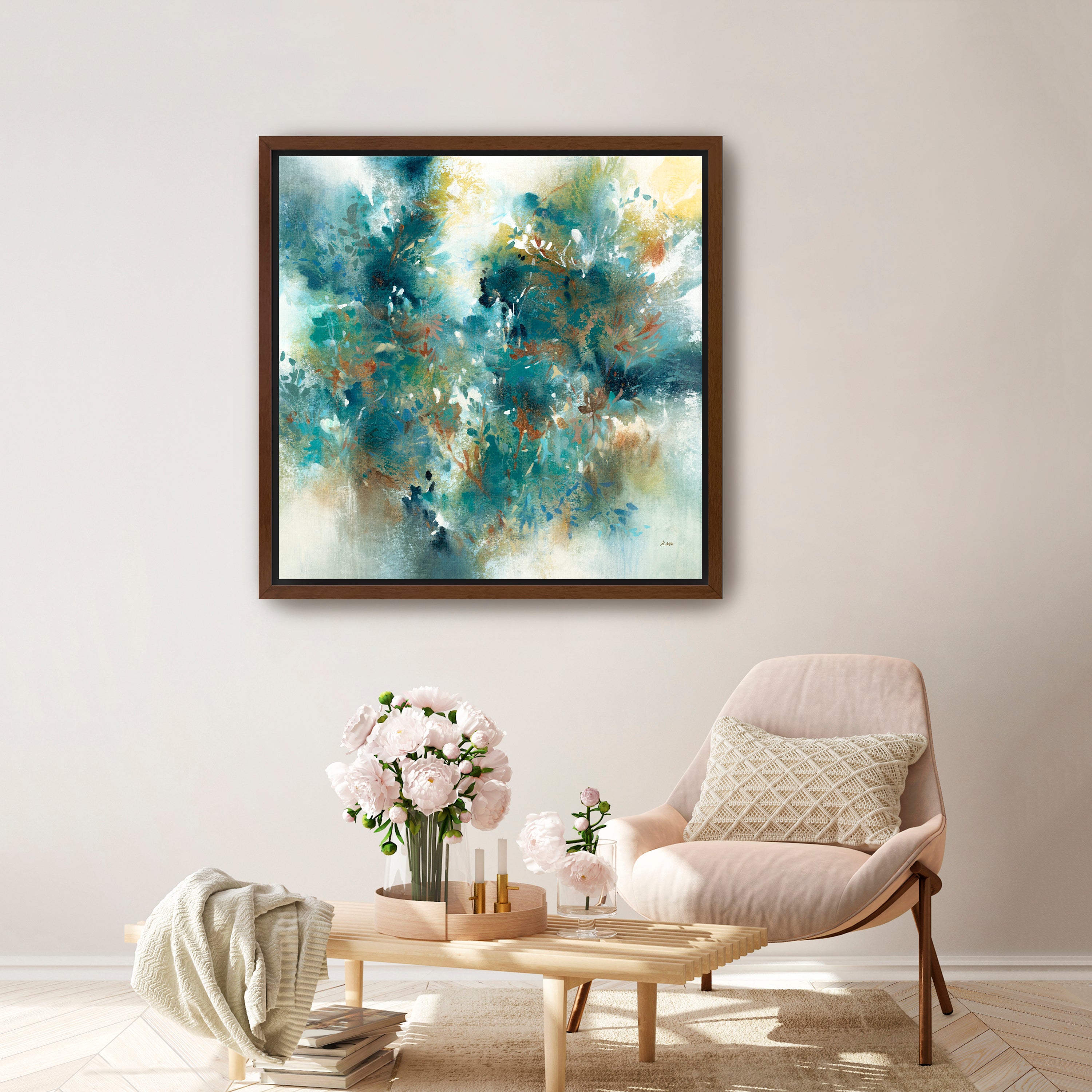 Whispers of Blue Spring Canvas Giclee
