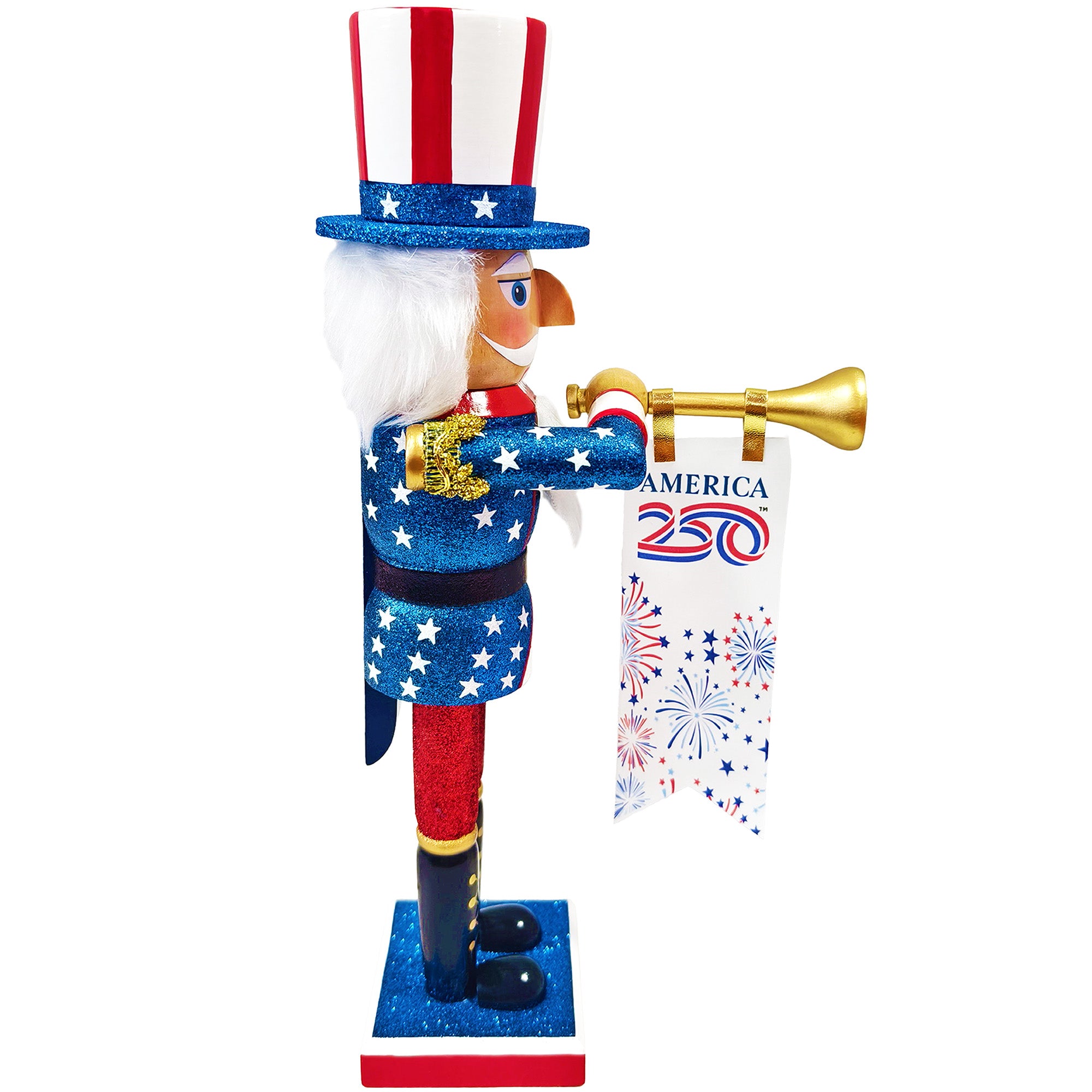 250th Celebration Nutcracker, 14"