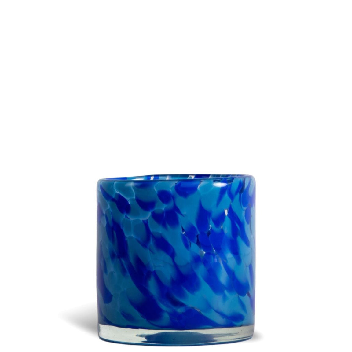 Calore Vase/Candle Holder, Small, Confetti Blue