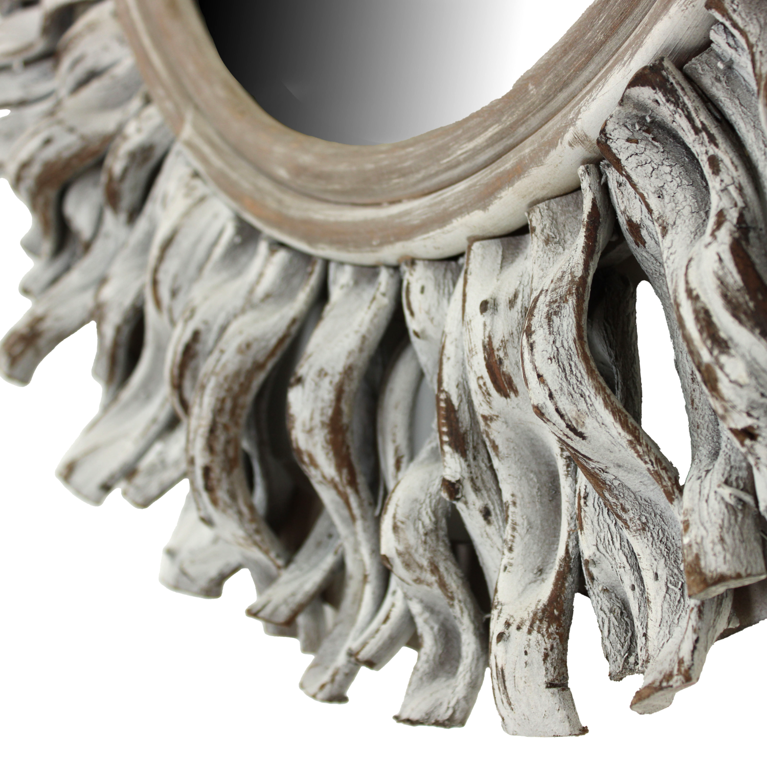 Hapsala Rattan Round Starburst Mirror