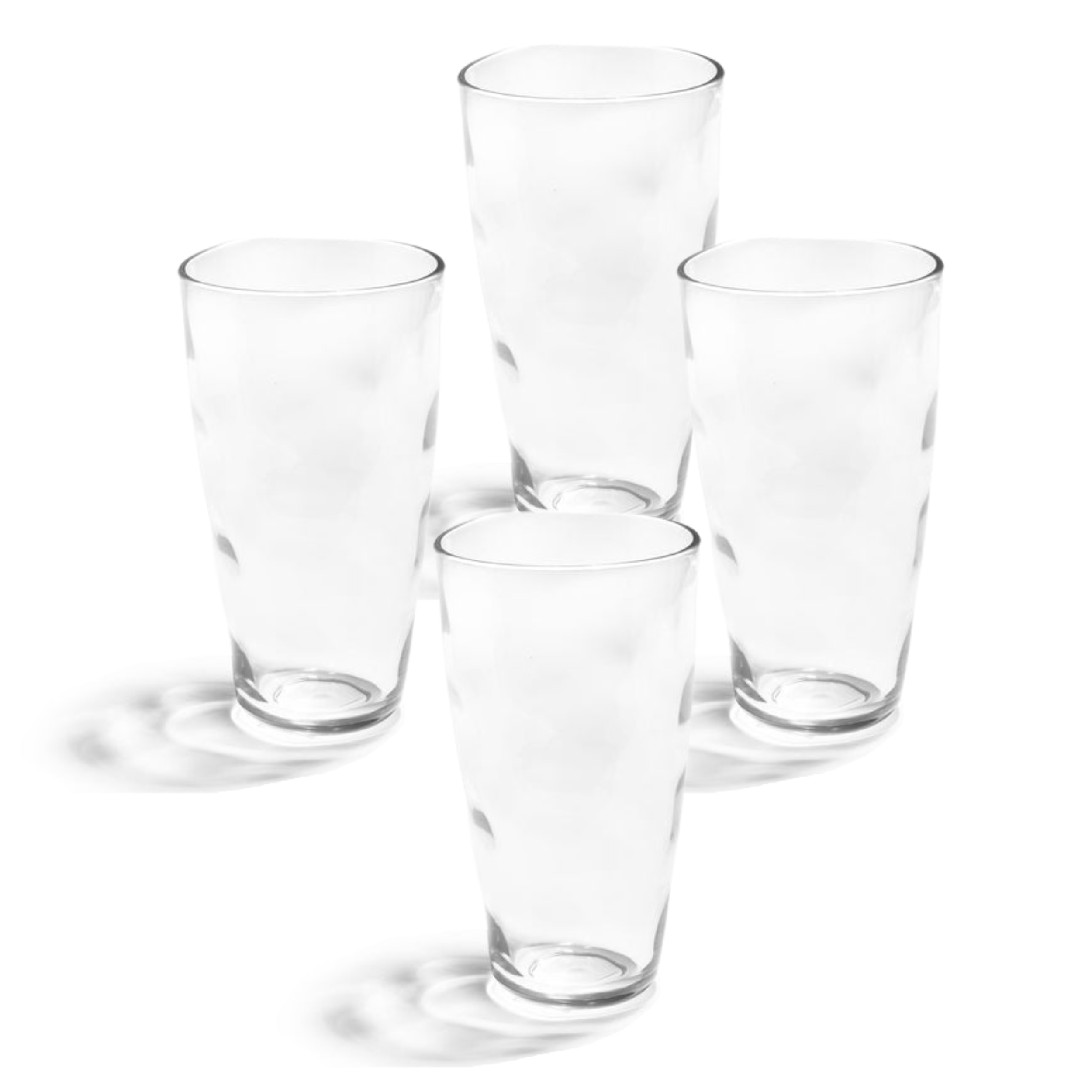 Ruffle 19oz Outdoor Highball Glass, Set of 4