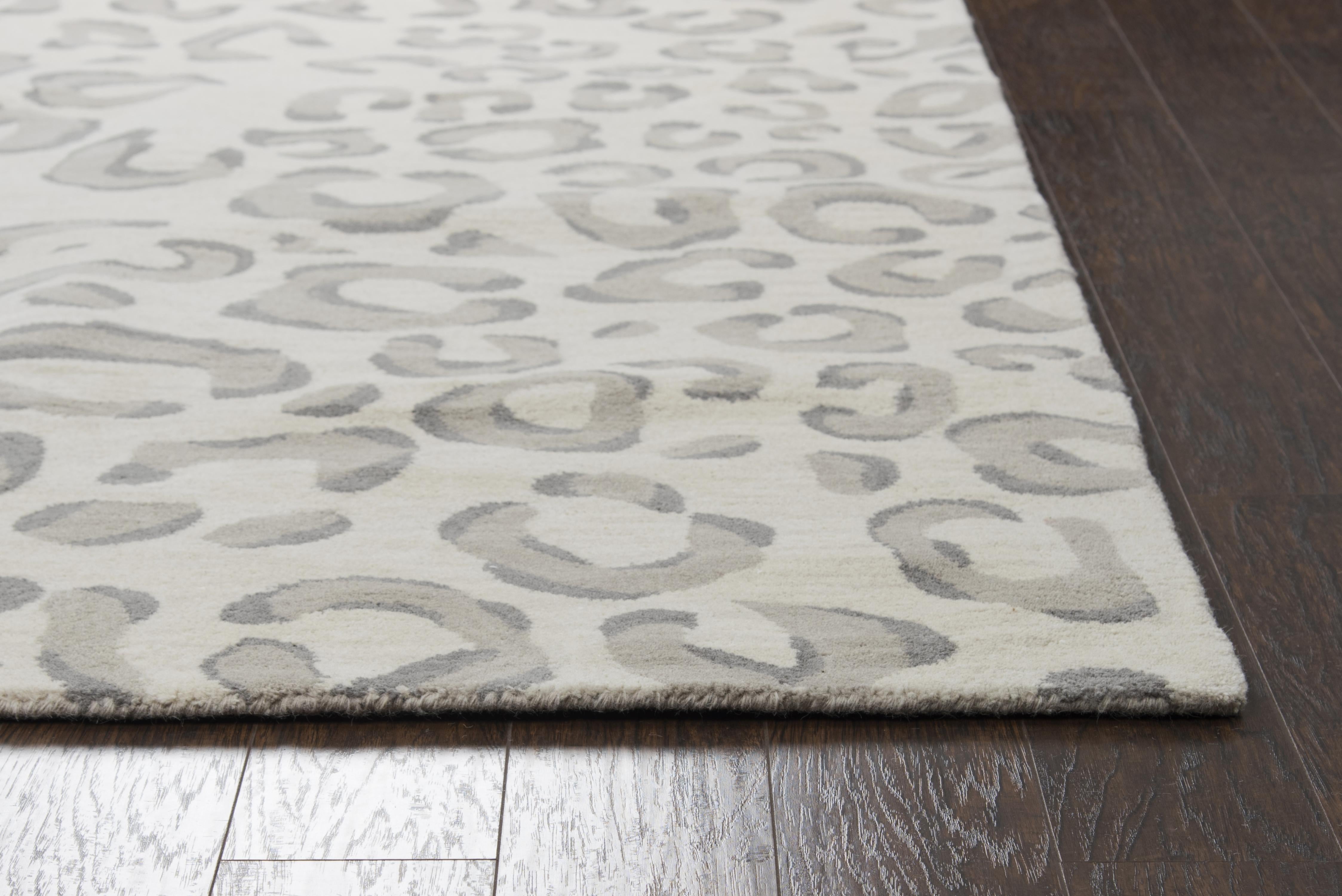 Hand Tufted 100% Wool Animal/Cheetah Area Rug