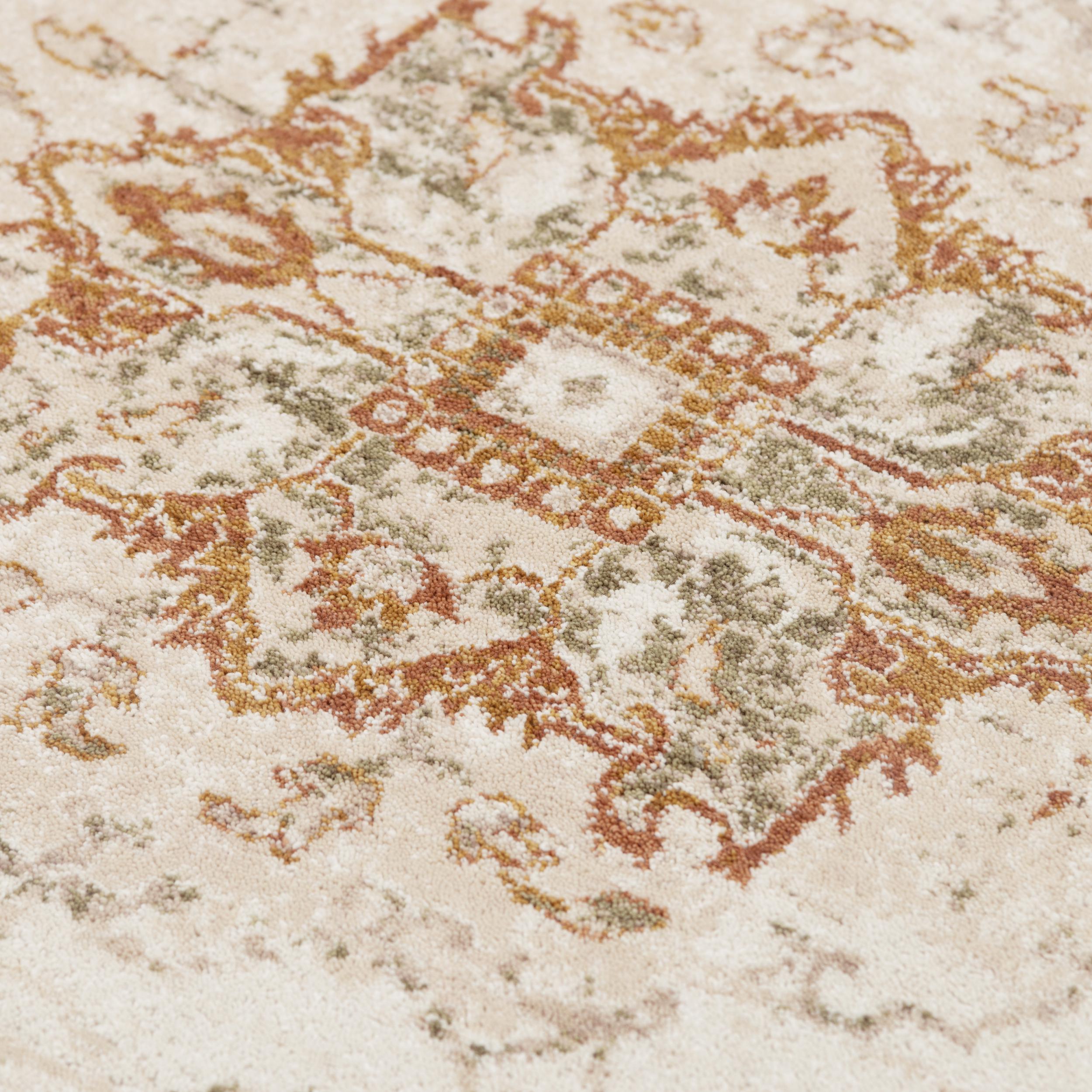 Ventura Power Loomed 100% Wool Medallion Area Rug