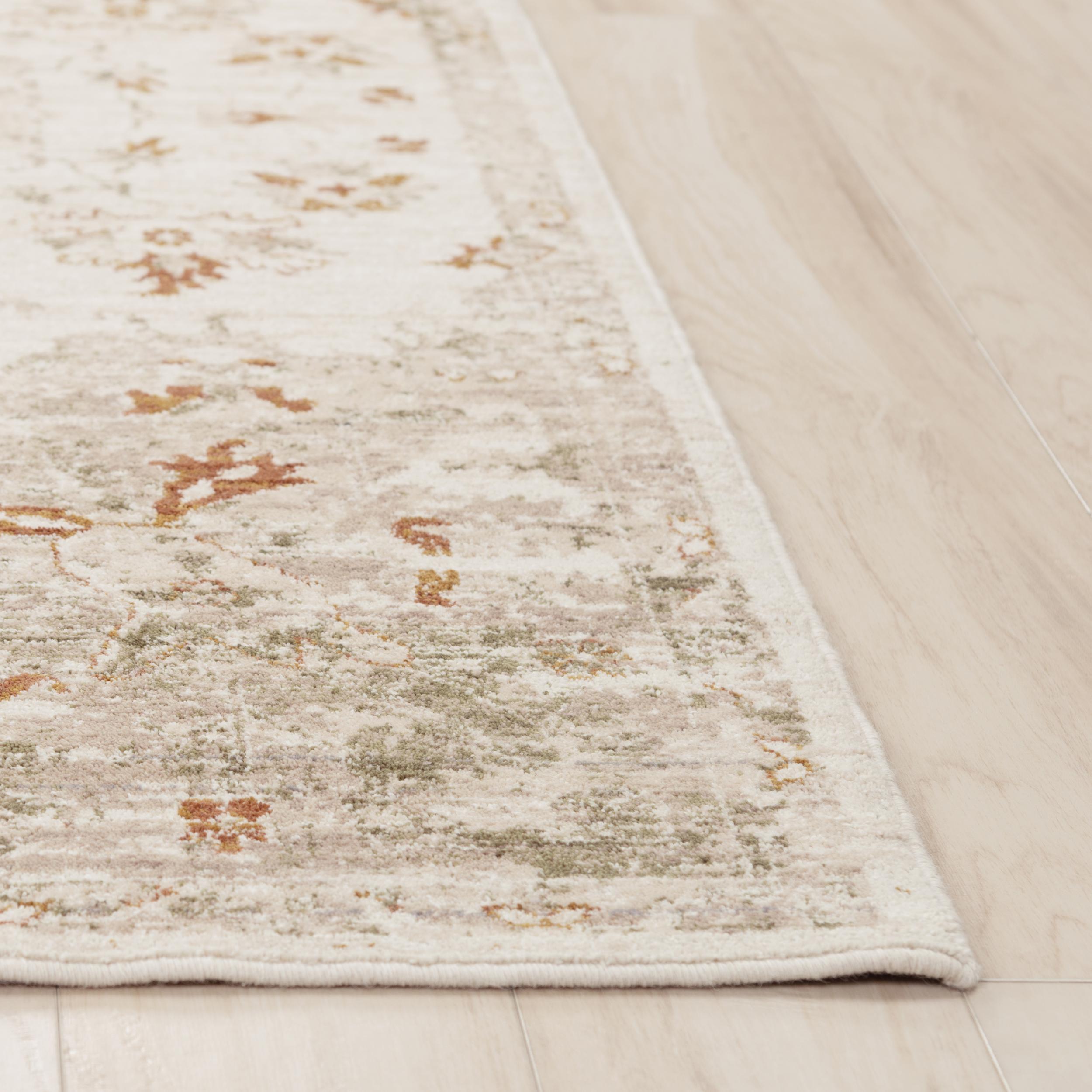 Ventura Power Loomed 100% Wool Medallion Area Rug