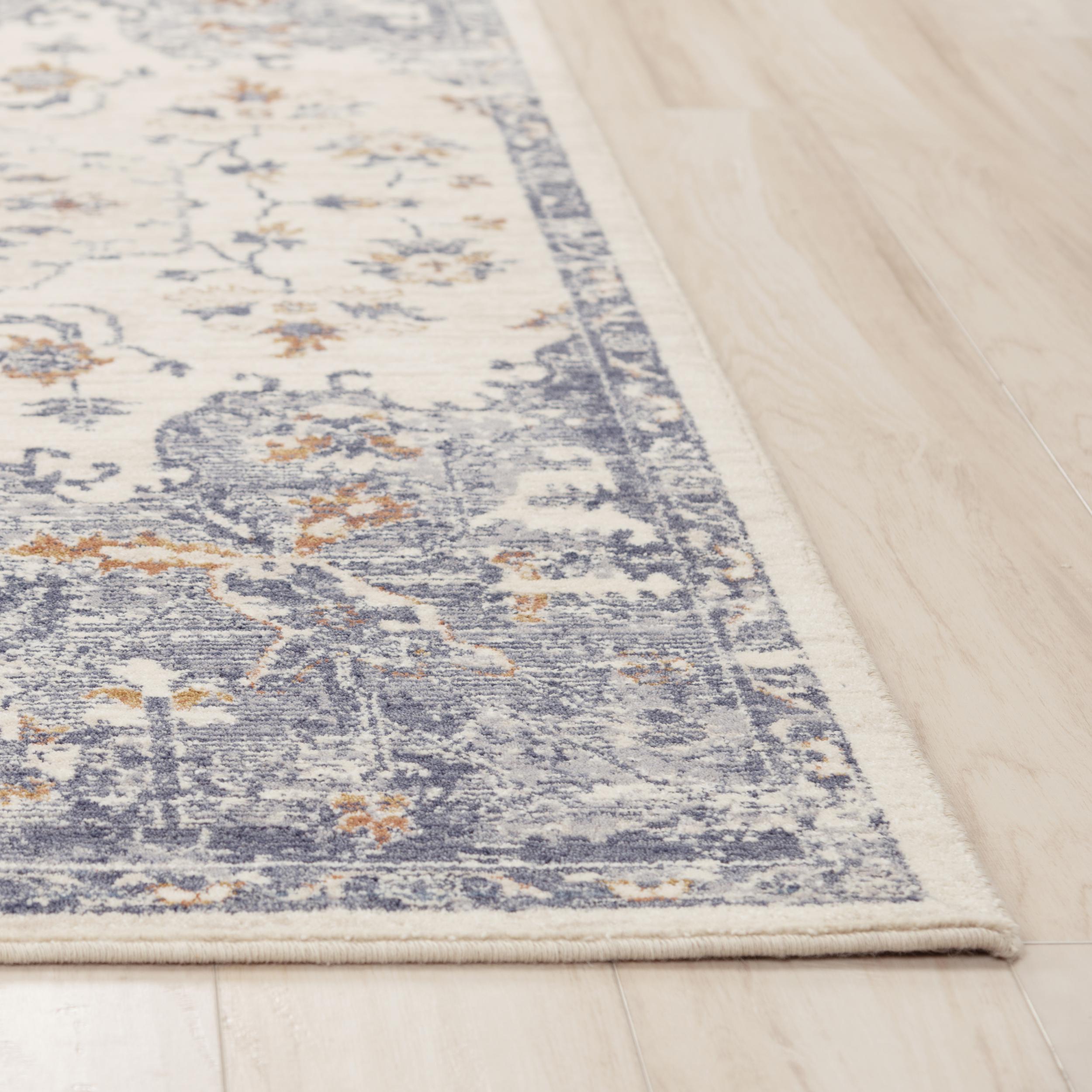Ventura Power Loomed 100% Wool Medallion Area Rug