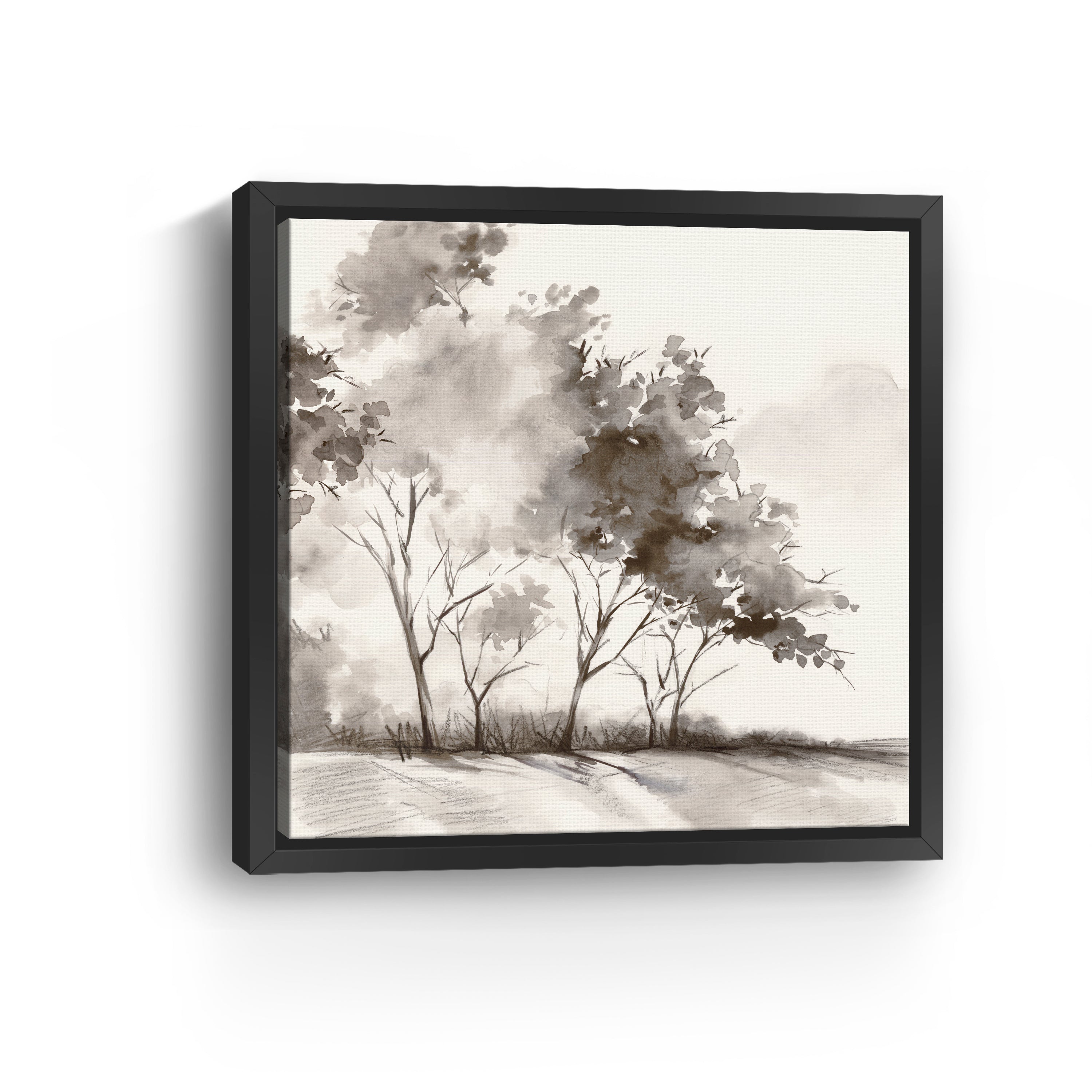 Whispering Trees in Gentle Breeze Canvas Giclee