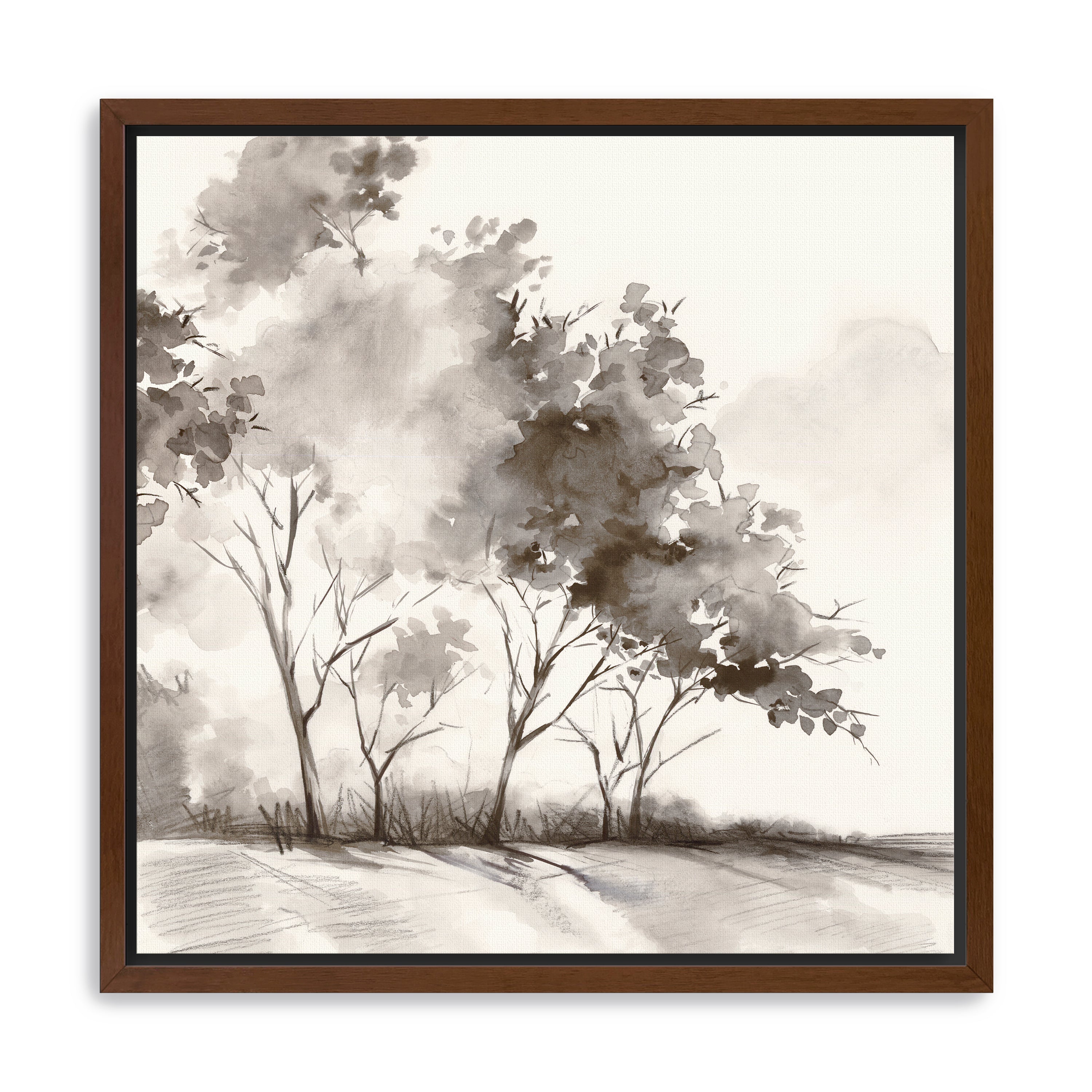 Whispering Trees in Gentle Breeze Canvas Giclee
