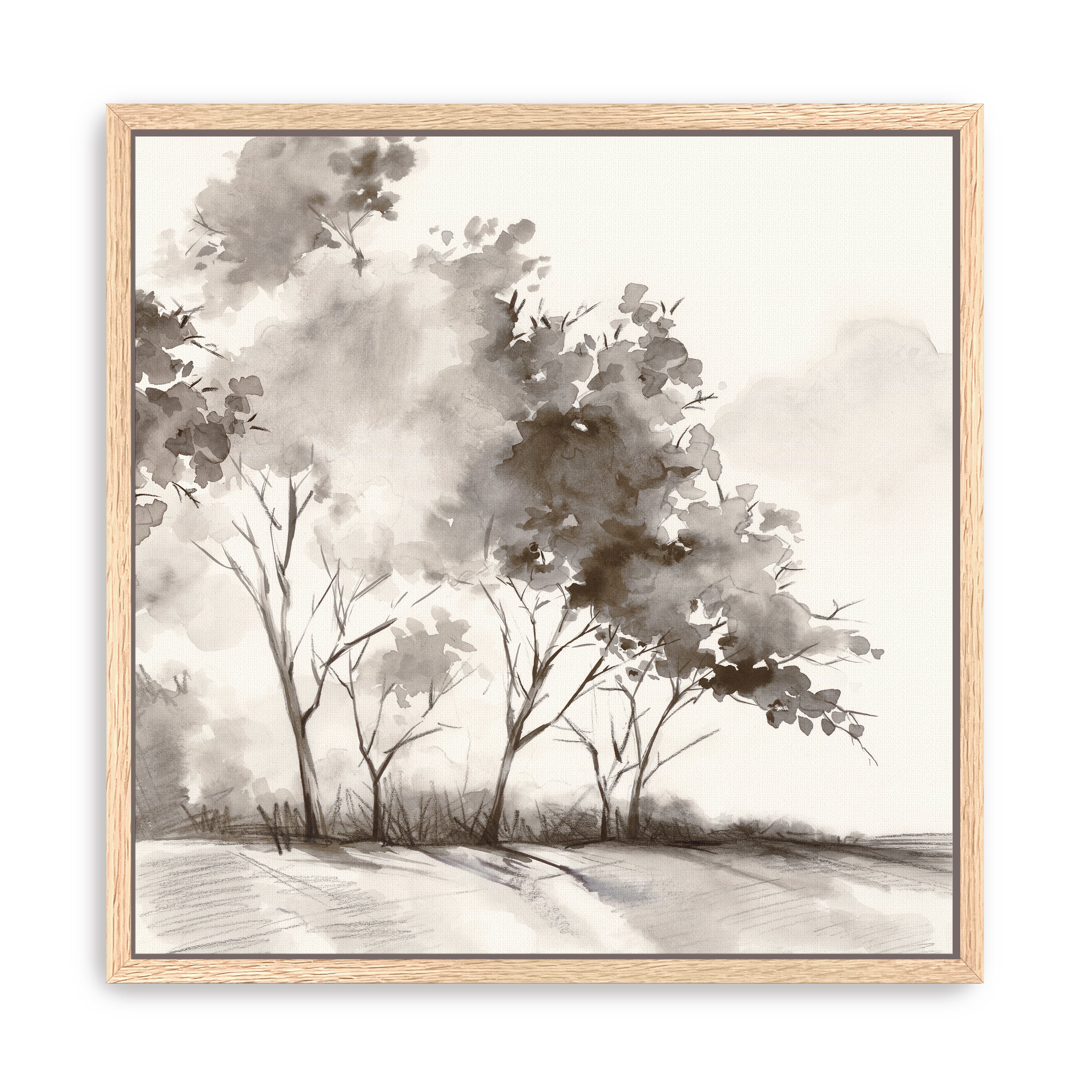 Whispering Trees in Gentle Breeze Canvas Giclee