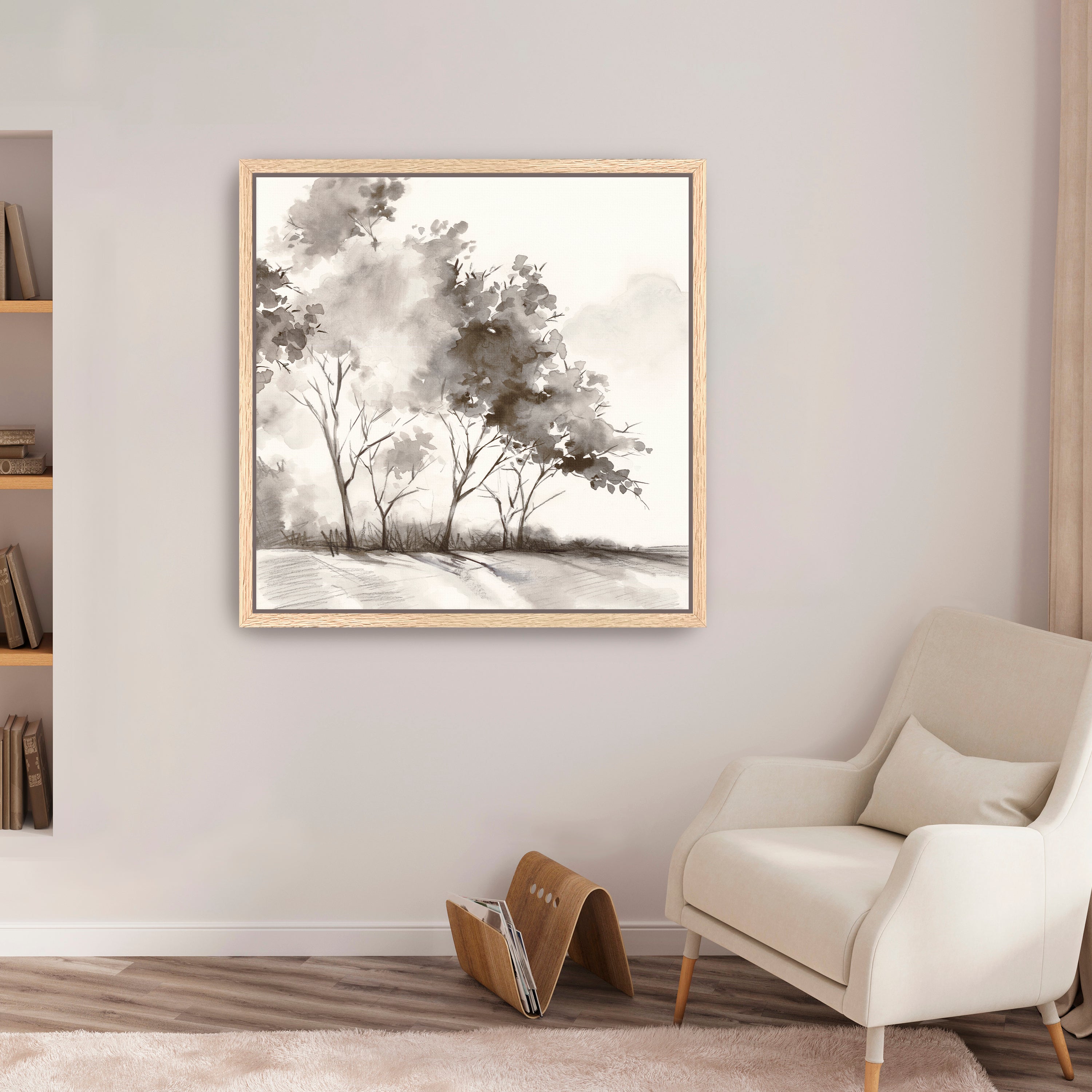 Whispering Trees in Gentle Breeze Canvas Giclee