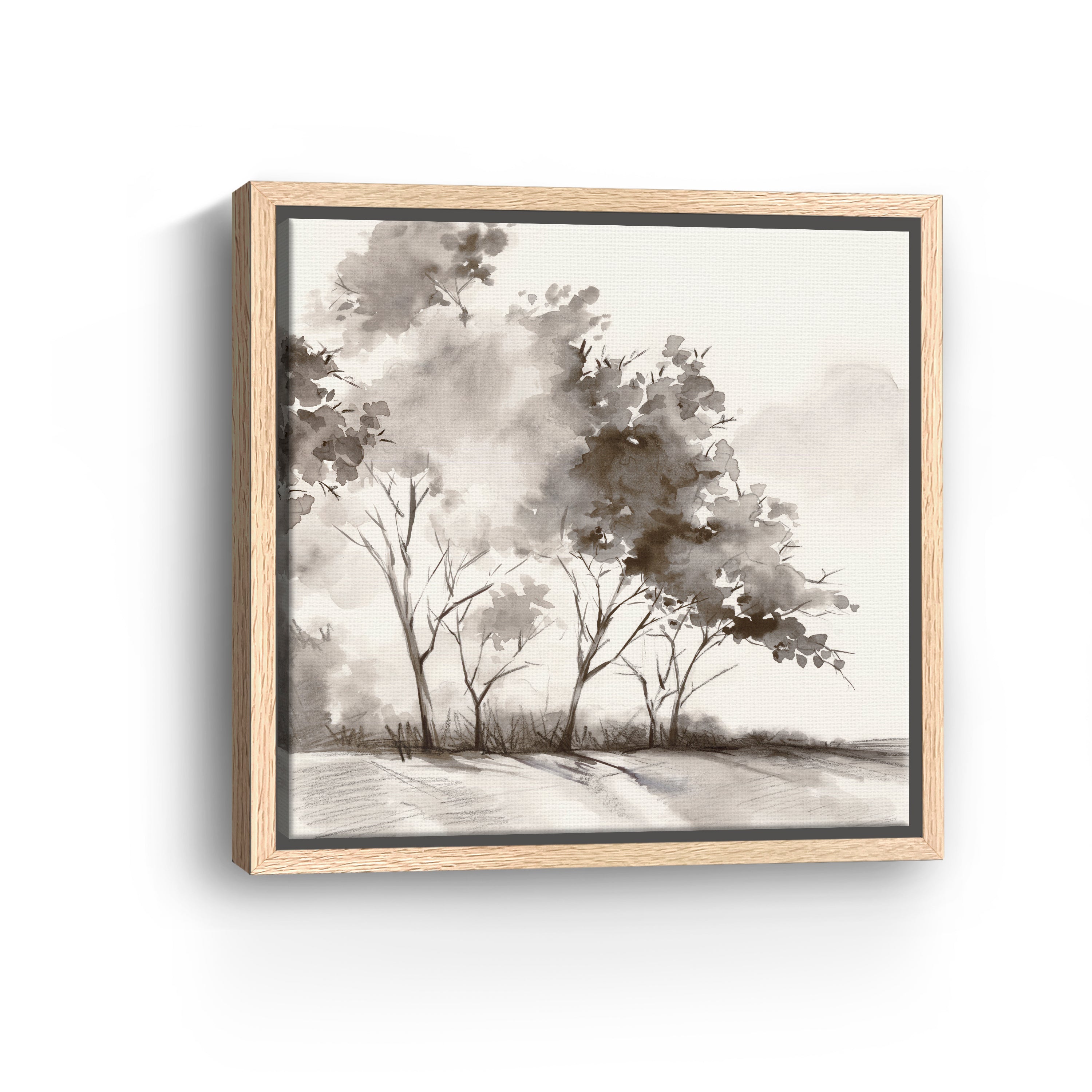 Whispering Trees in Gentle Breeze Canvas Giclee