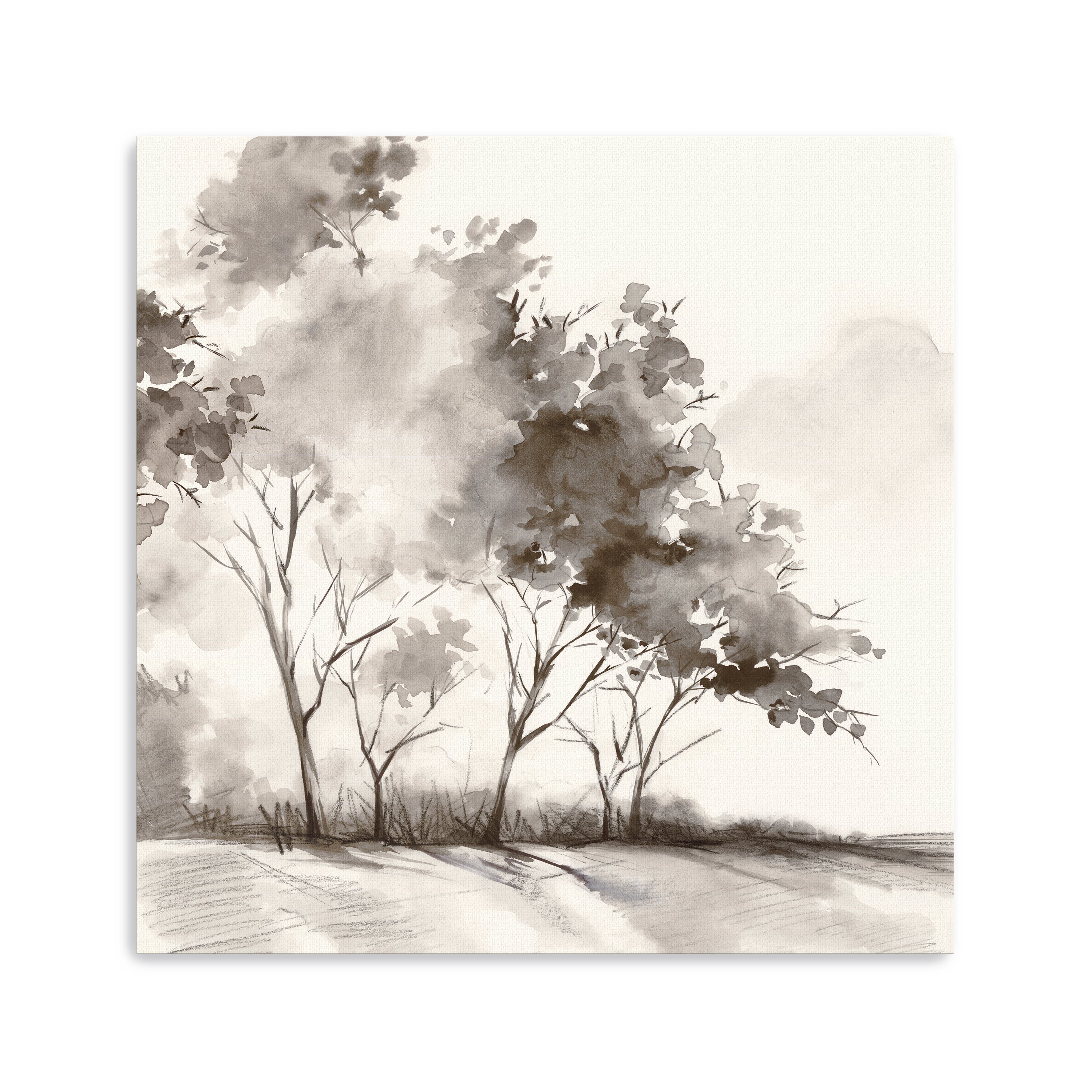Whispering Trees in Gentle Breeze Canvas Giclee