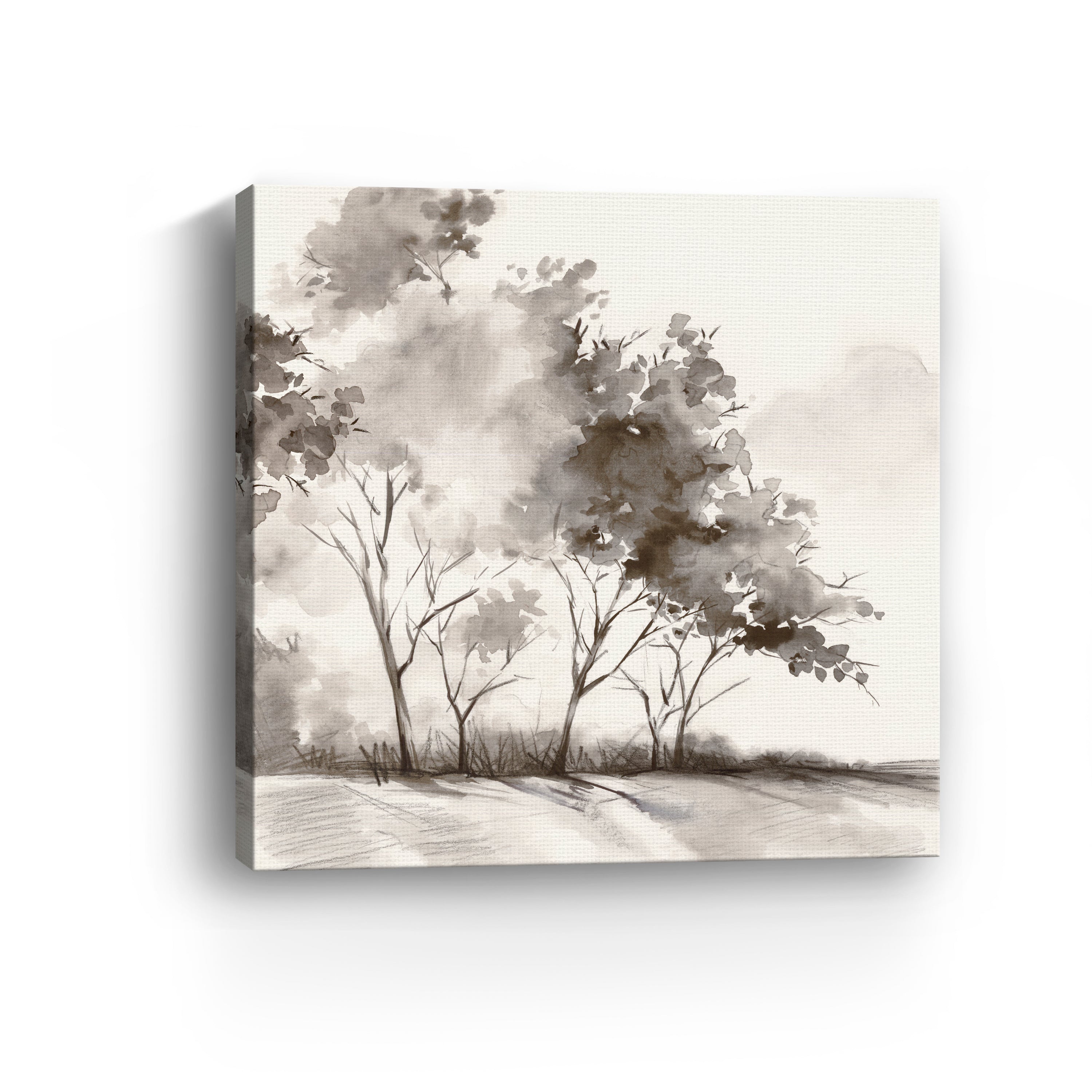 Whispering Trees in Gentle Breeze Canvas Giclee