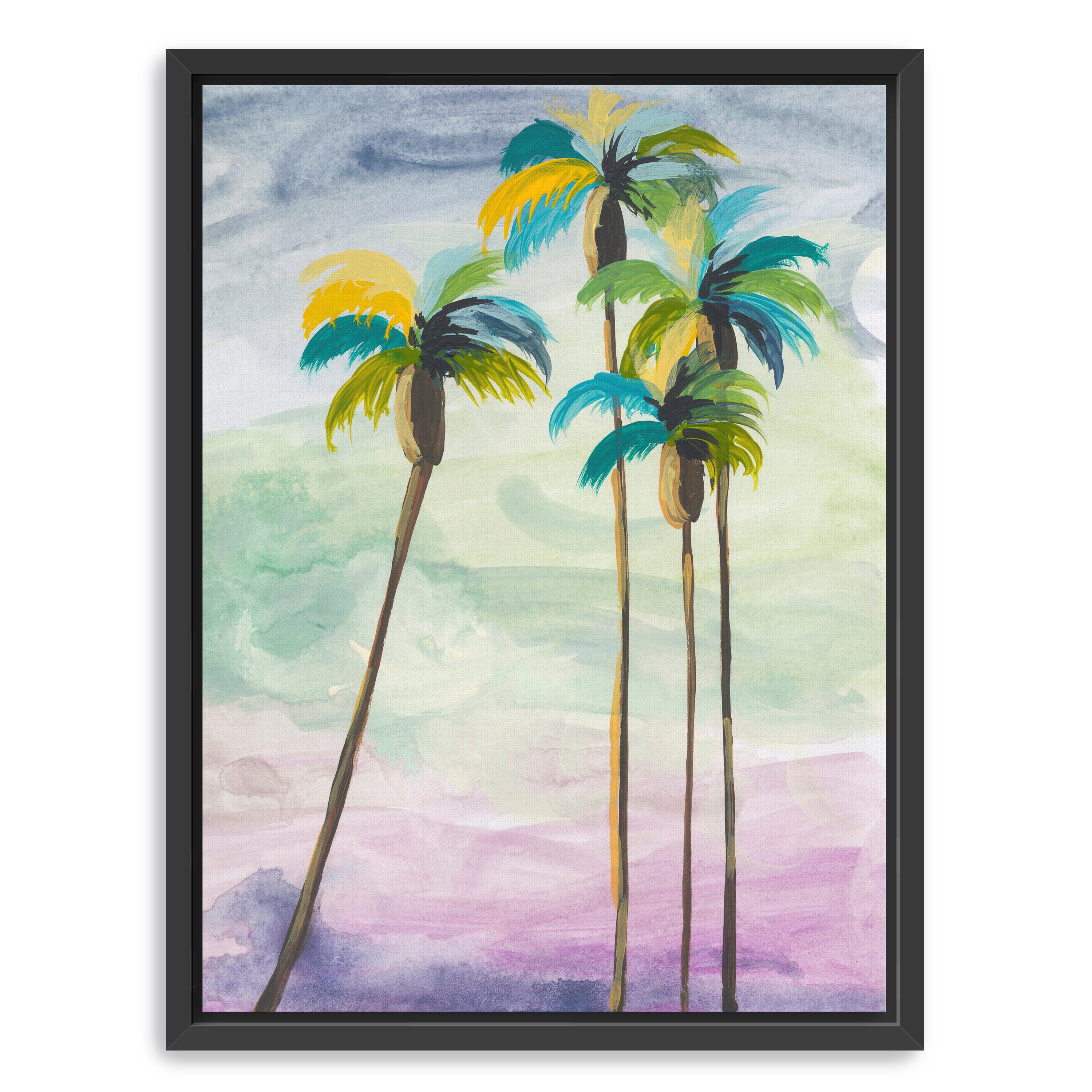 Four Palms No. 2 Canvas Giclee