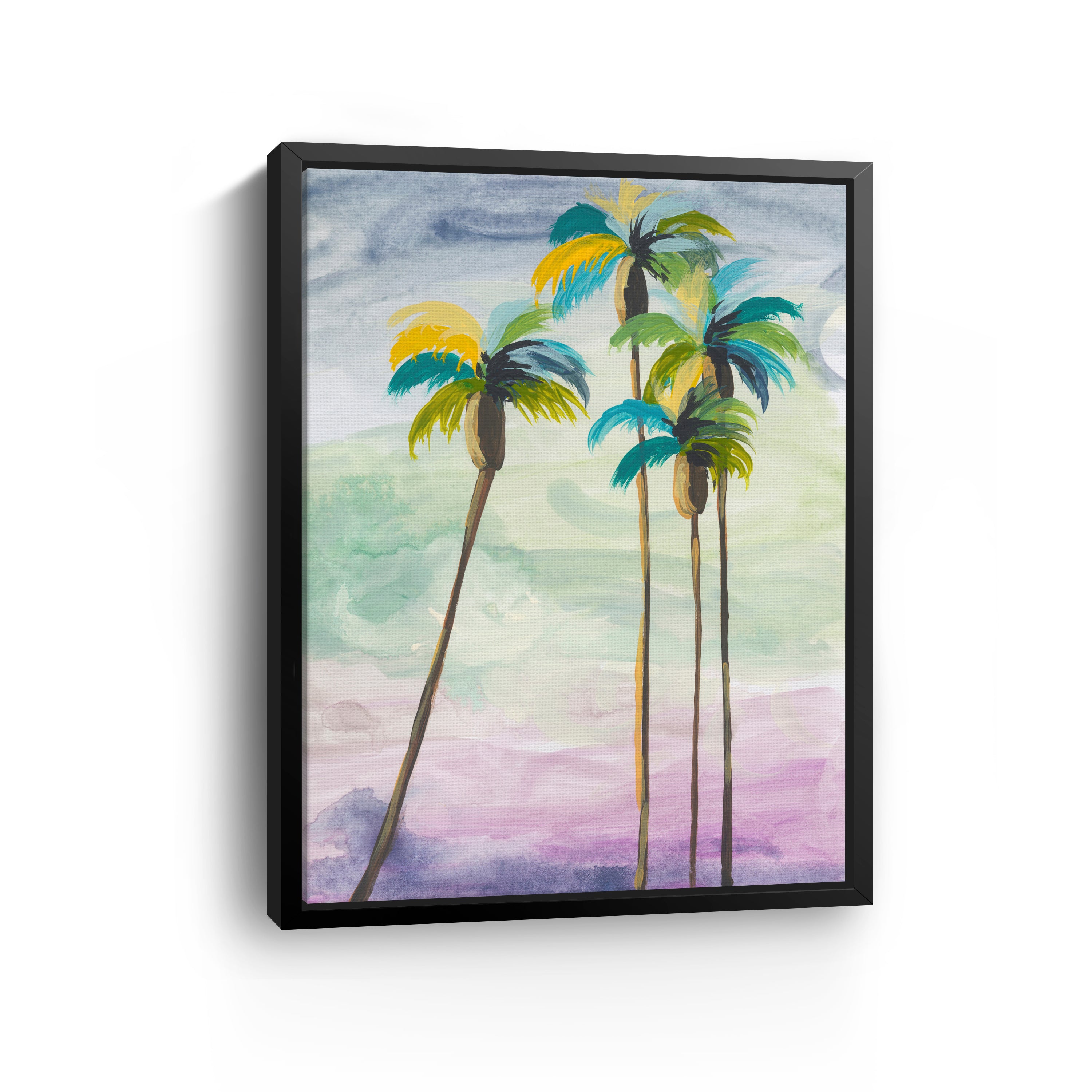 Four Palms No. 2 Canvas Giclee