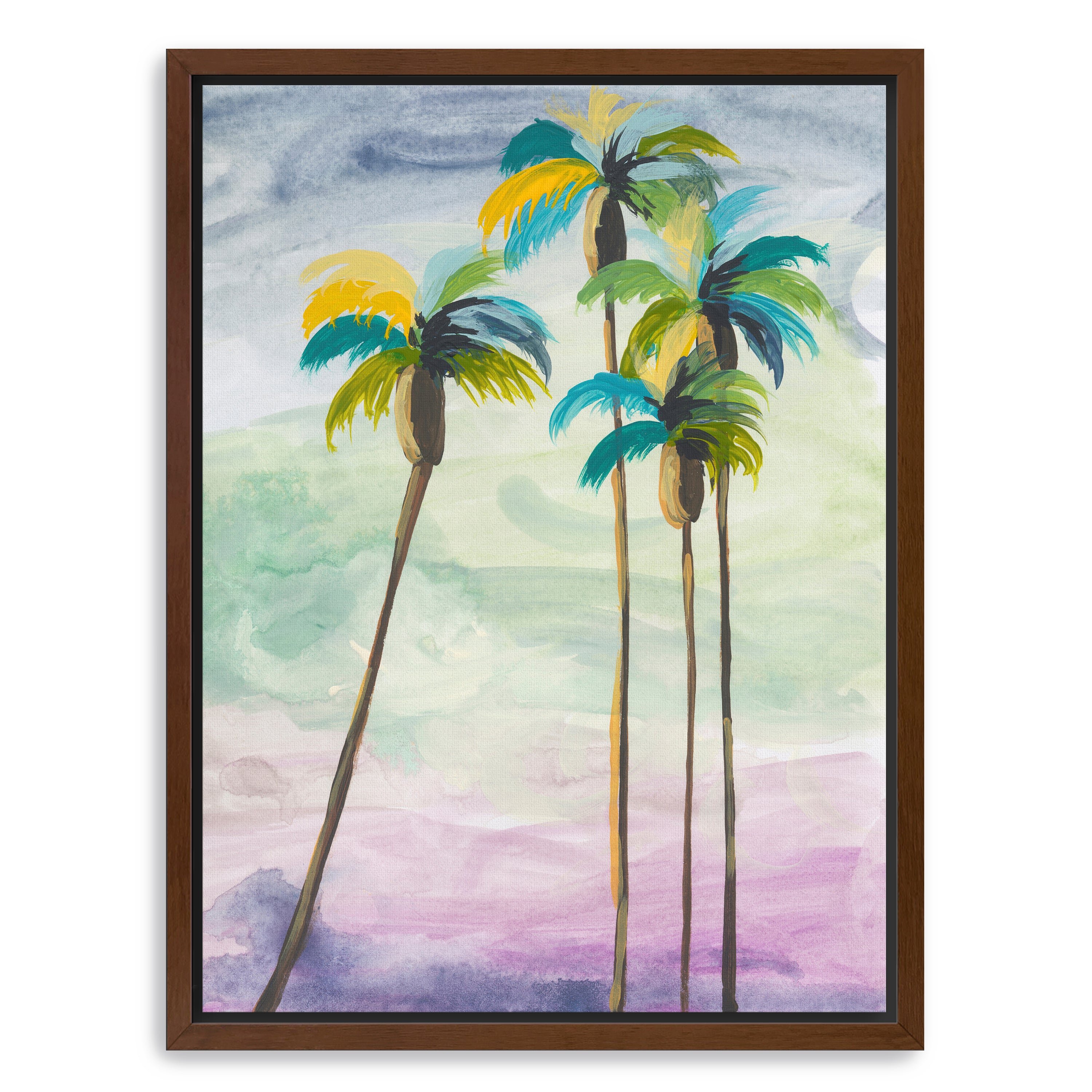 Four Palms No. 2 Canvas Giclee