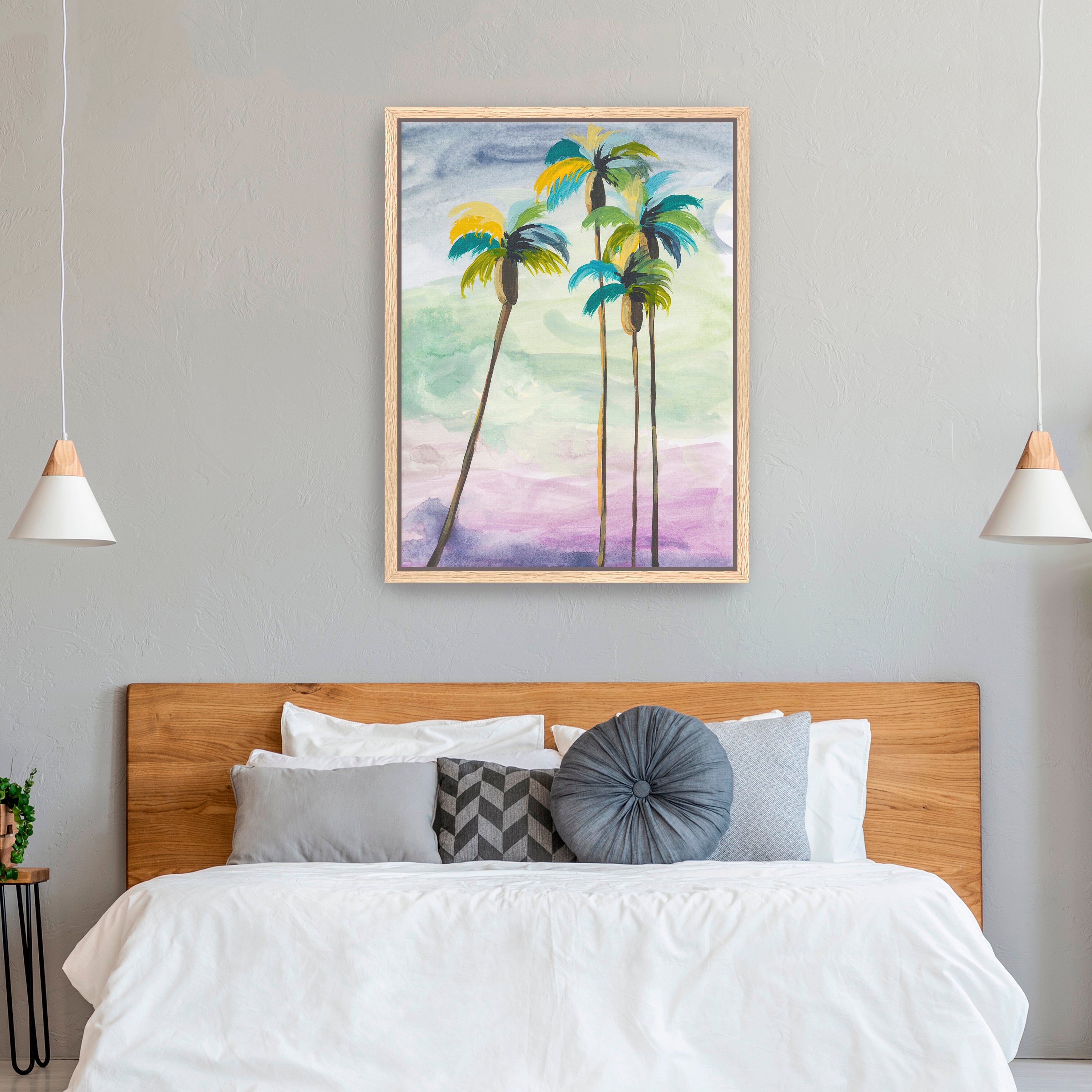 Four Palms No. 2 Canvas Giclee
