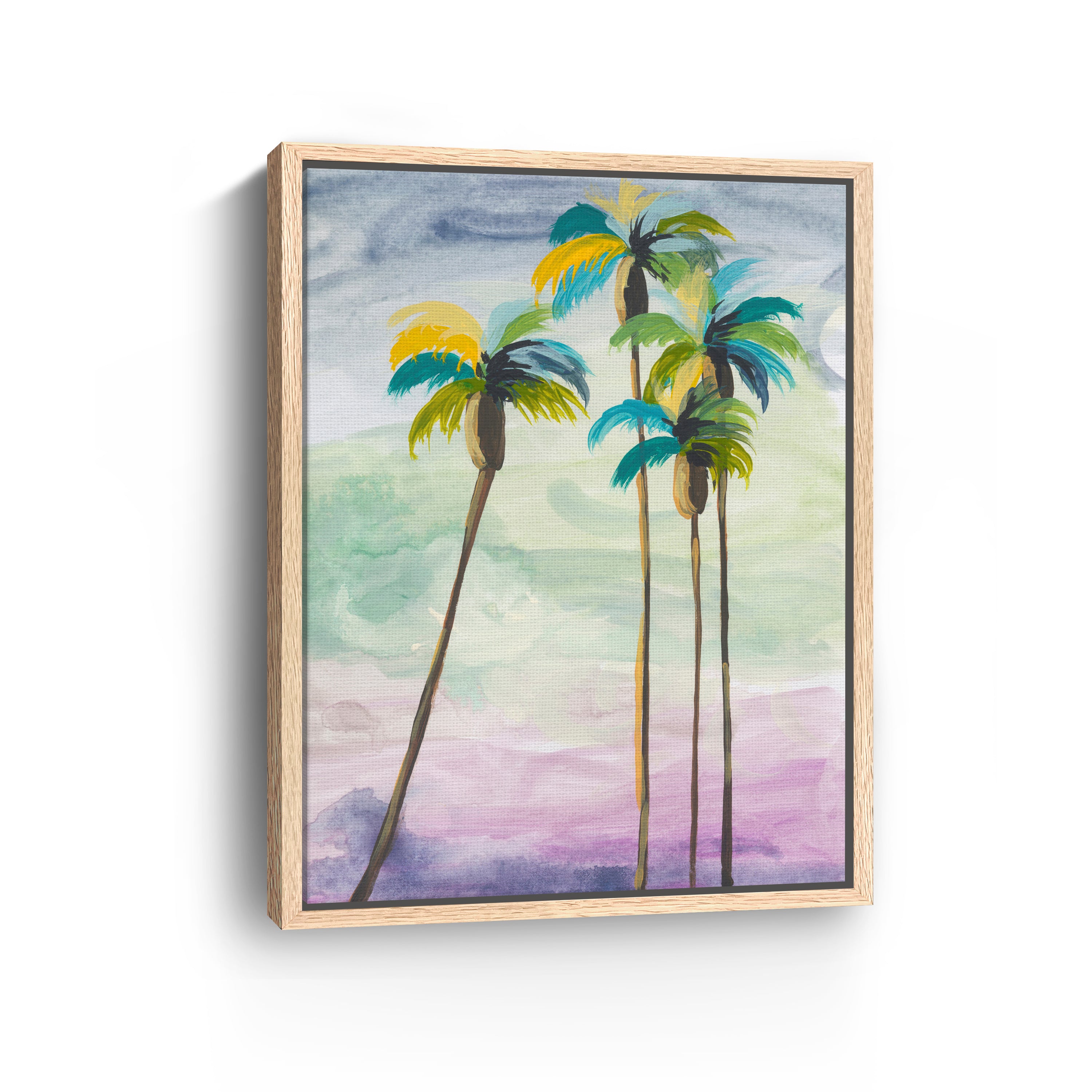 Four Palms No. 2 Canvas Giclee