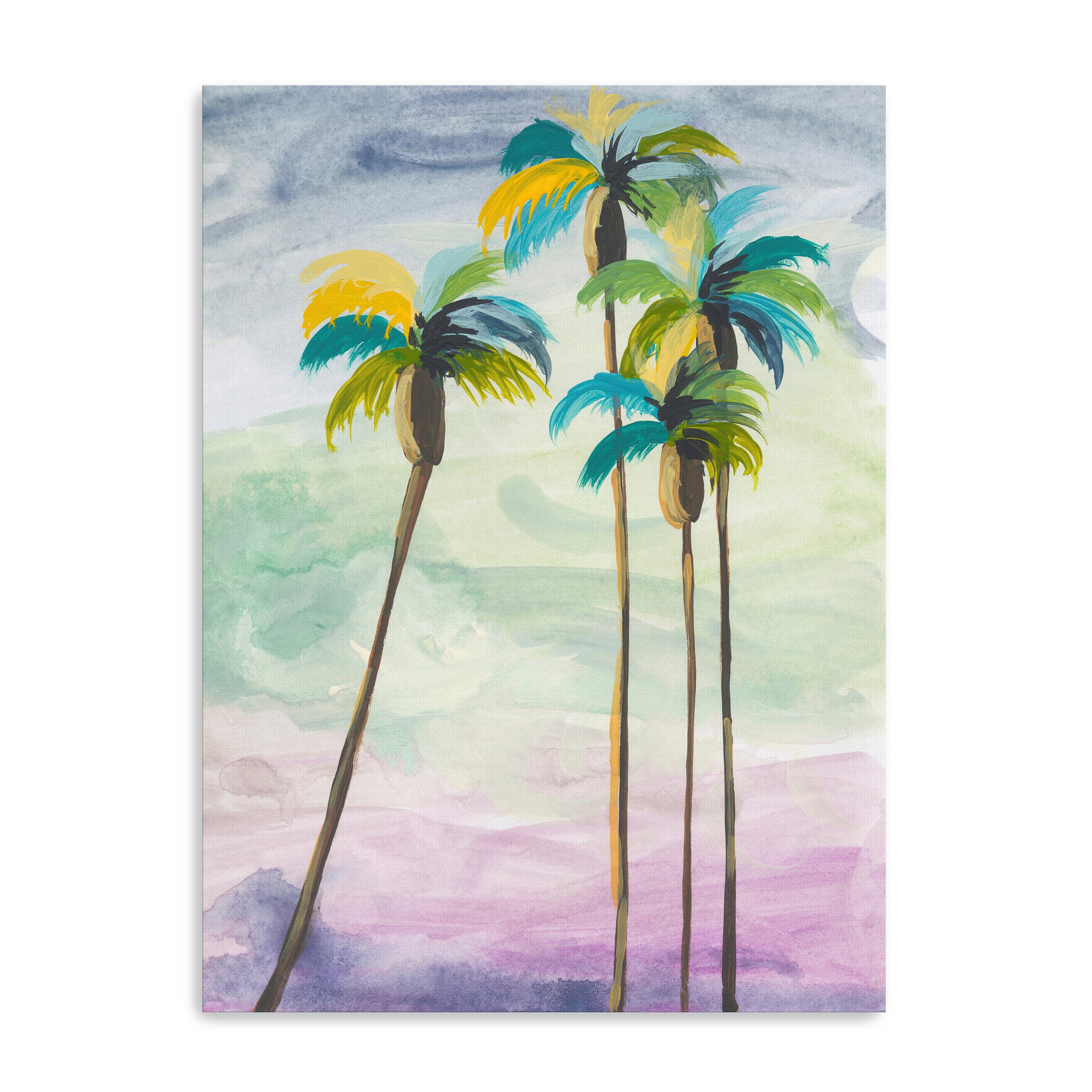 Four Palms No. 2 Canvas Giclee