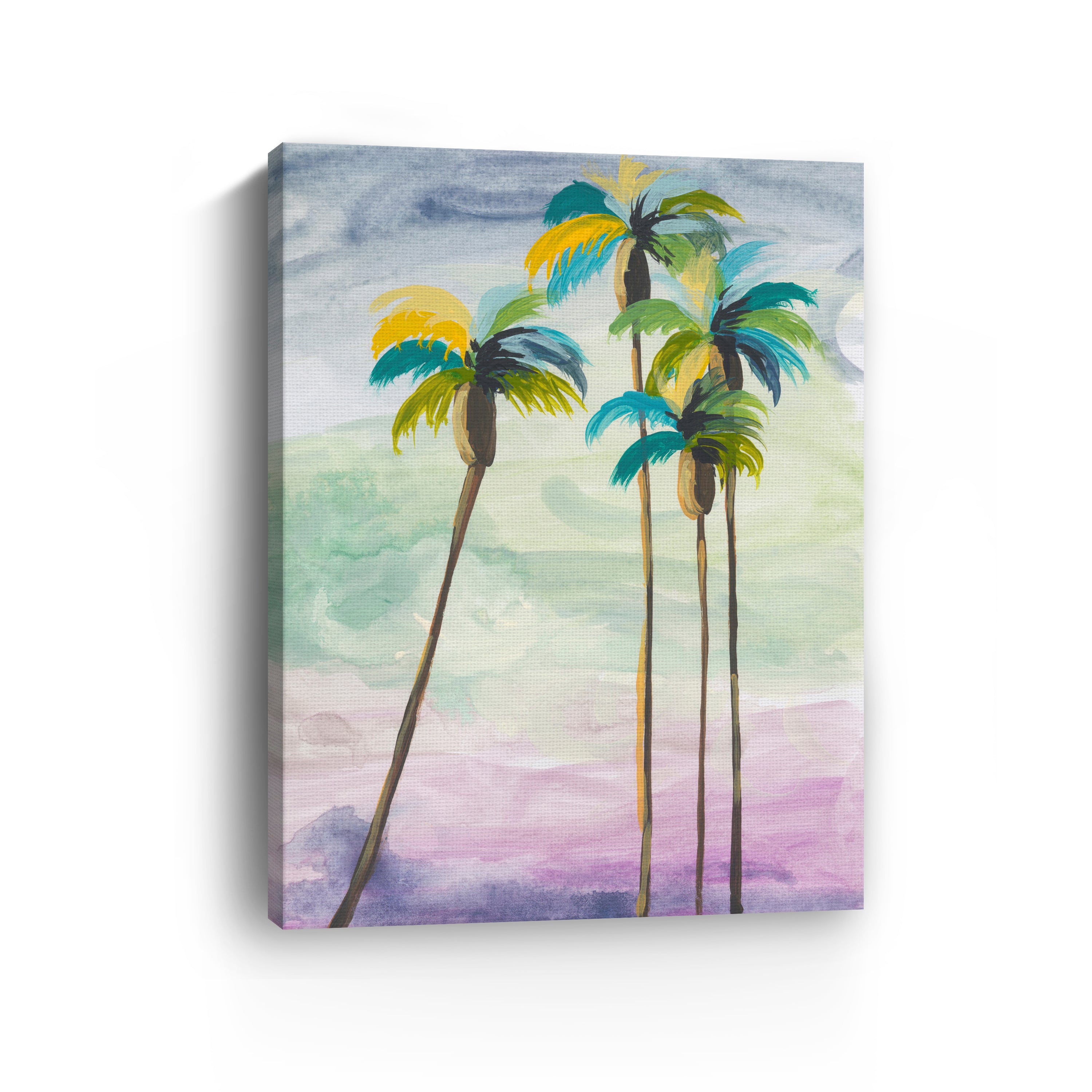 Four Palms No. 2 Canvas Giclee