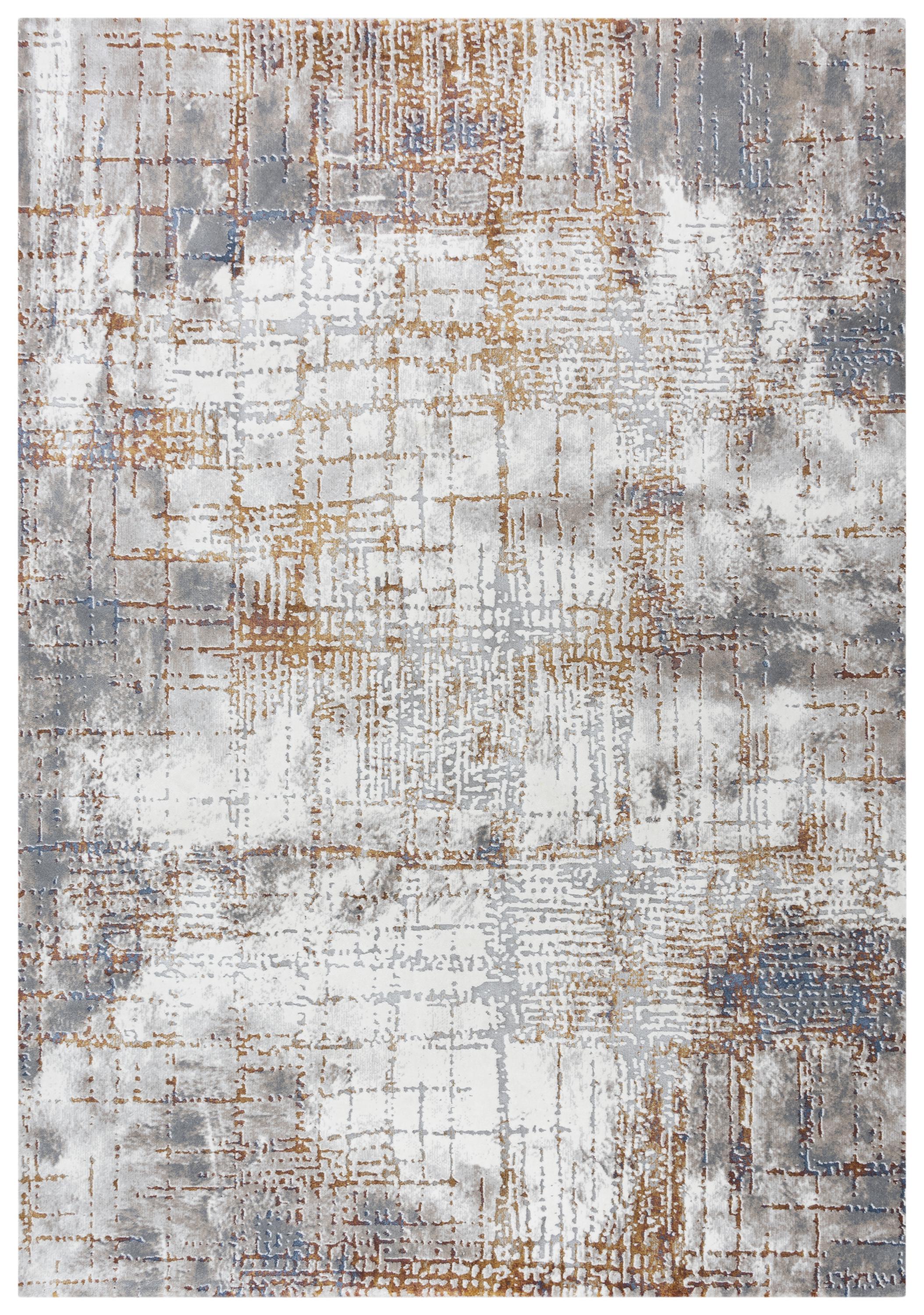 Abstract Cross Hatch Power Loomed Modern Persian Area Rug