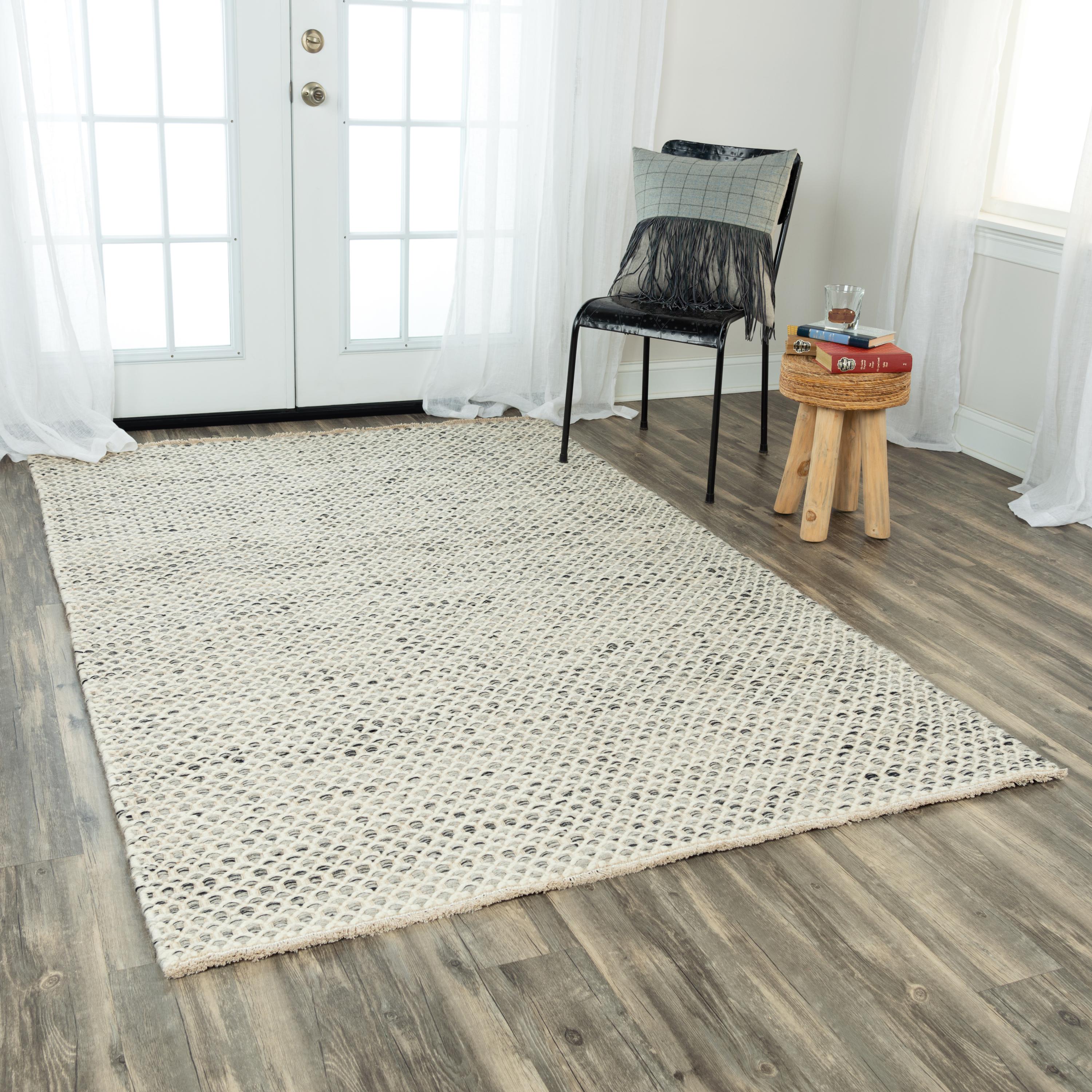 Windsor Hand Woven 100% Wool Basketweave Area Rug