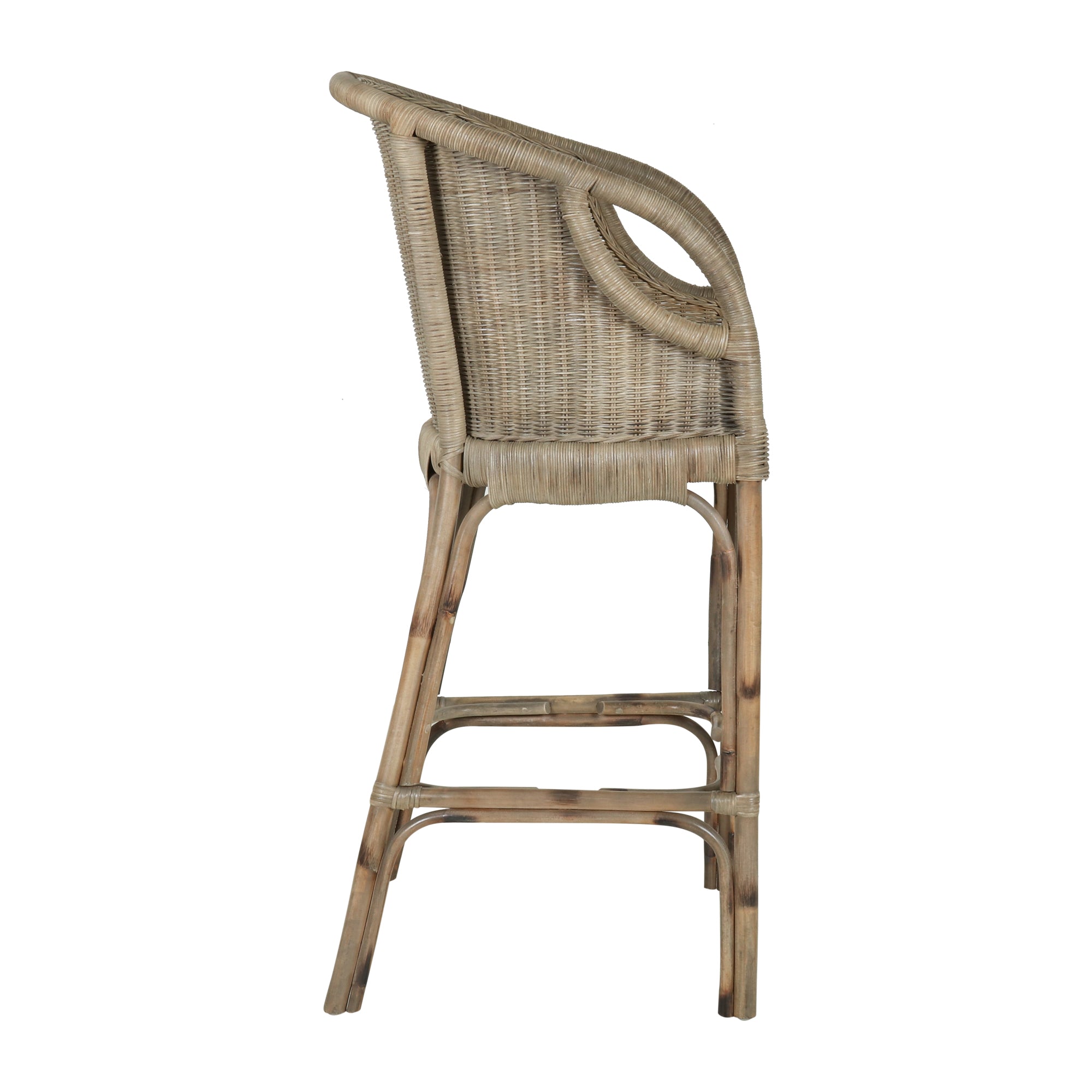 Delia Rattan Bar Stool