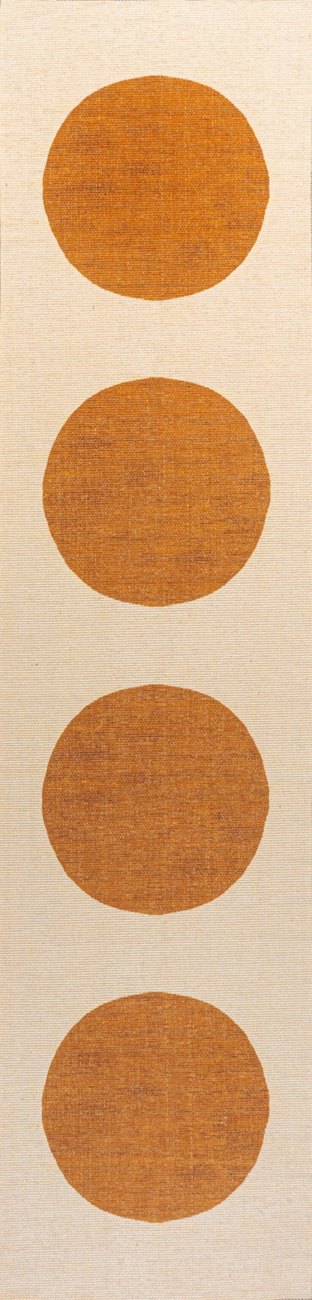 Cirkel Minimalist Geometric Dot Machine-Washable Area Rug