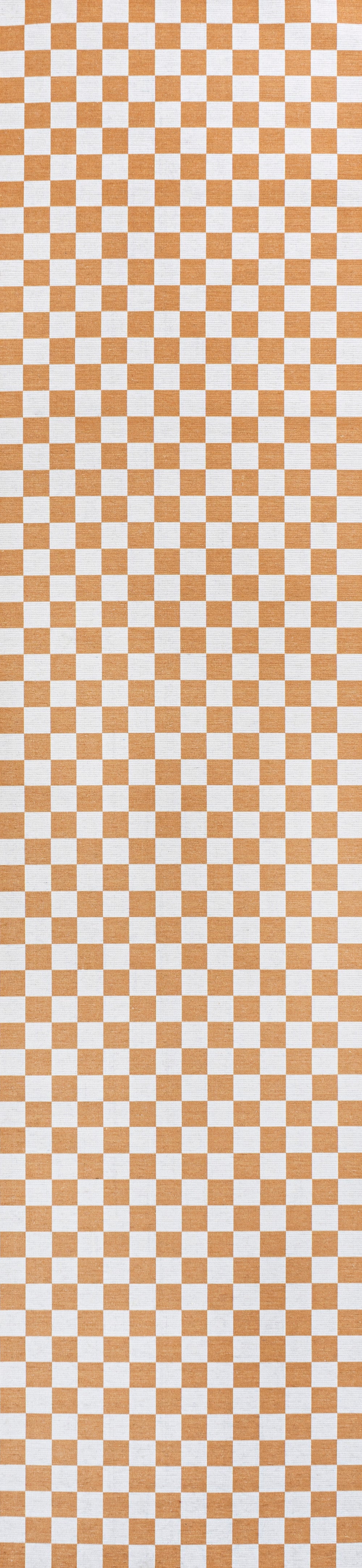 Ainsley Modern Cottage Checkerboard Washable Purple Area Rug